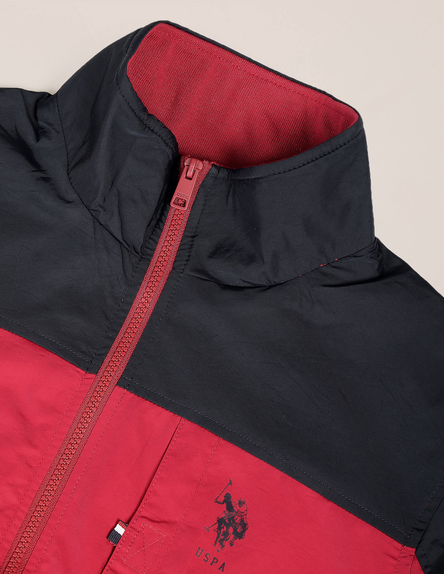 Buy U.S. Polo Assn. Colour Block Windcheater Jacket - NNNOW.com