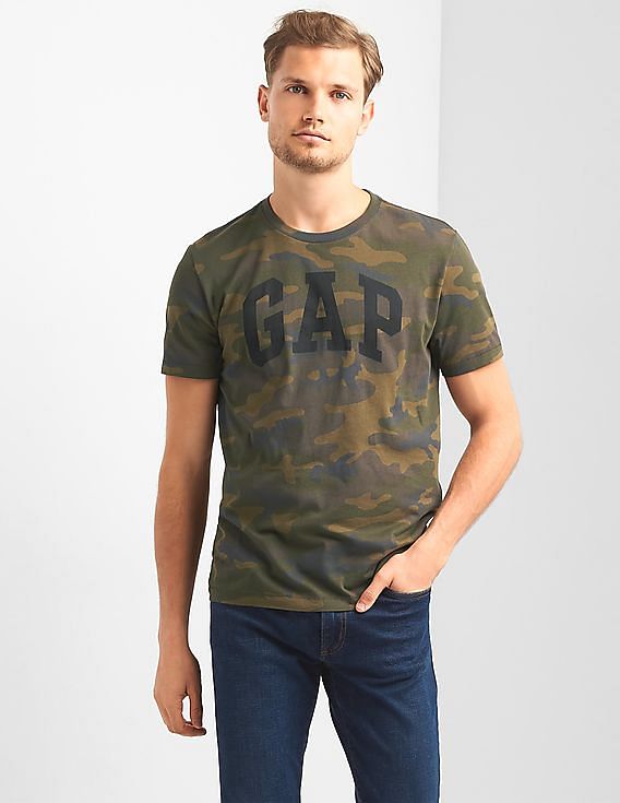gap camouflage t shirt