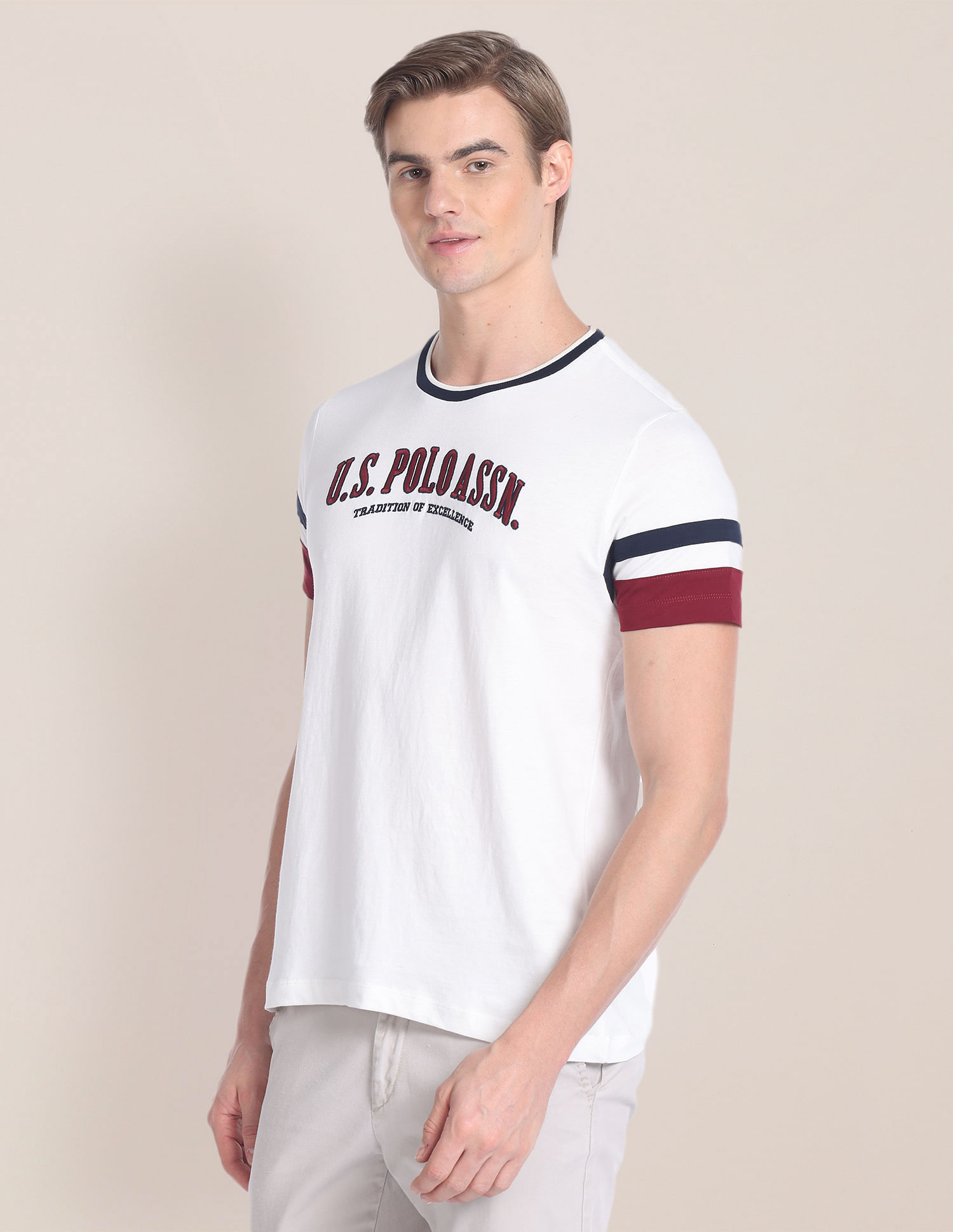 U.S. Polo Assn. Embroidered Varsity Logo T-Shirt