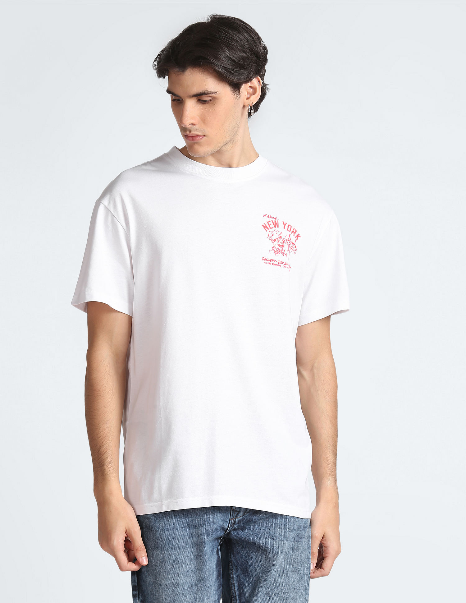 Tommy Hilfiger Recycled Cotton Pizza T-Shirt