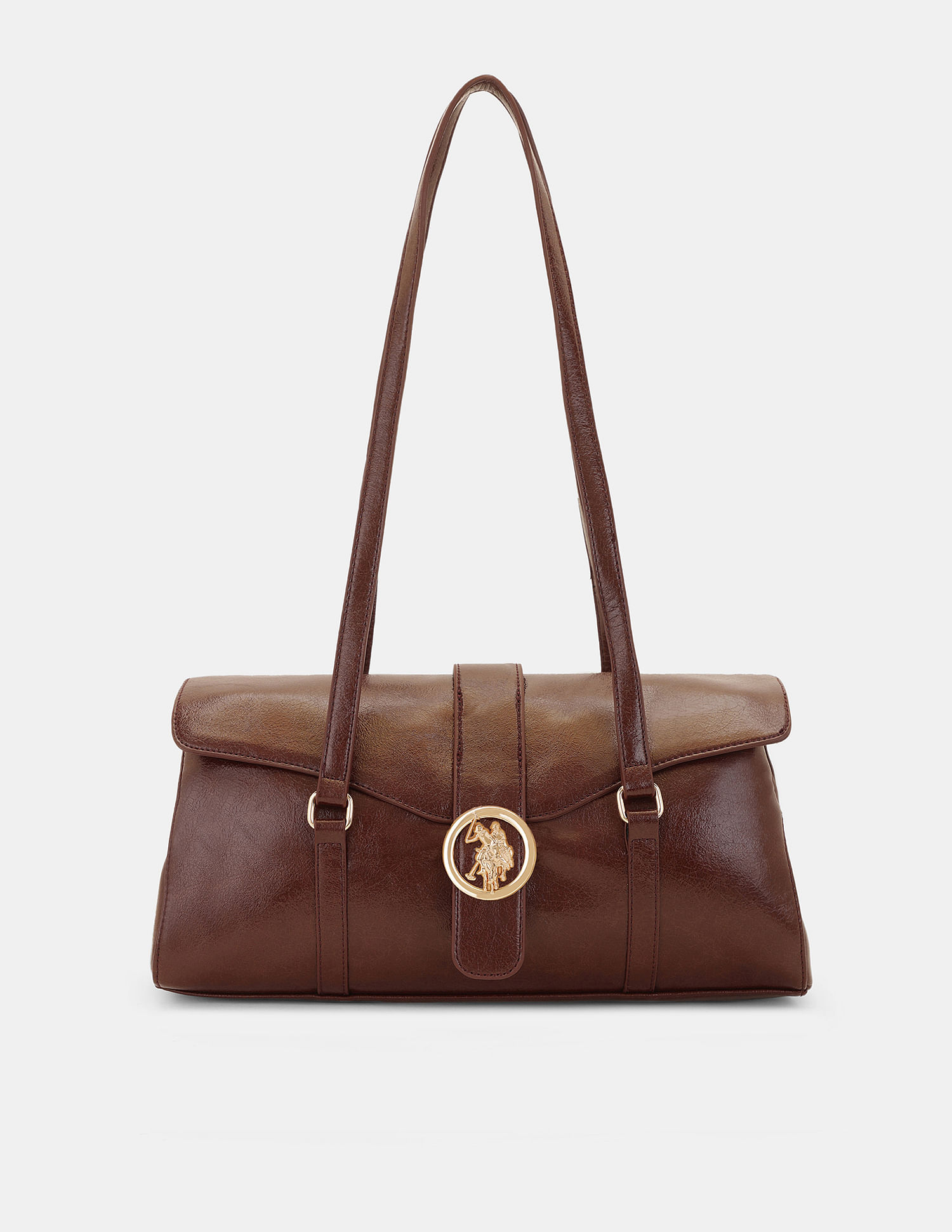 U.S. Polo Assn. Women Ash Textured Shoulder Bag