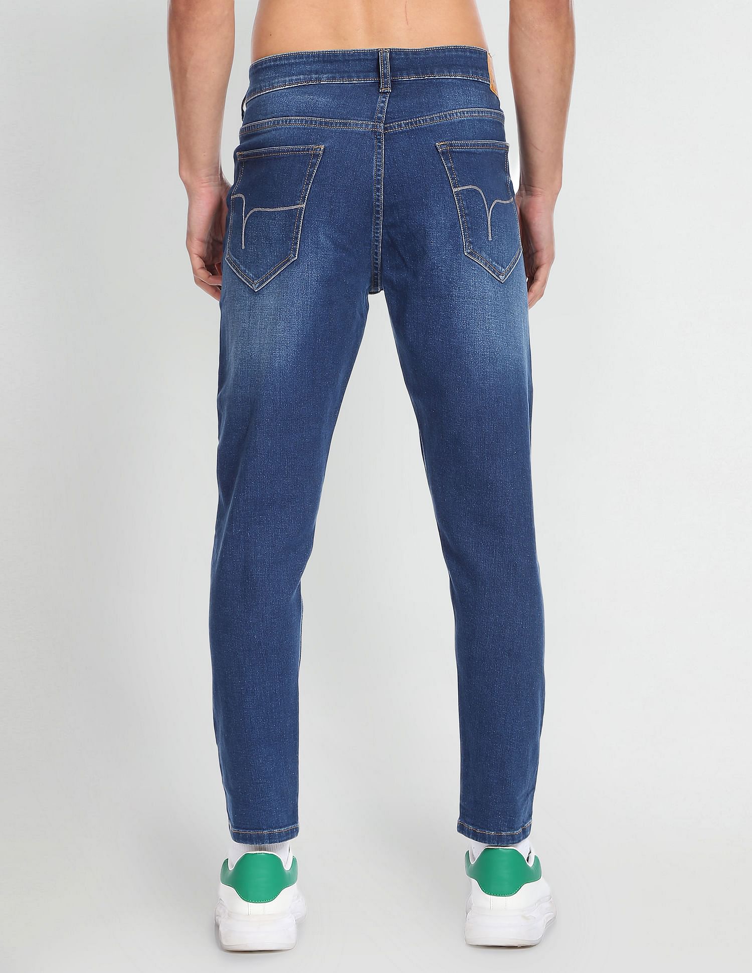 Flying Machine Mankle Slim Tapered Fit Stone Wash Jeans