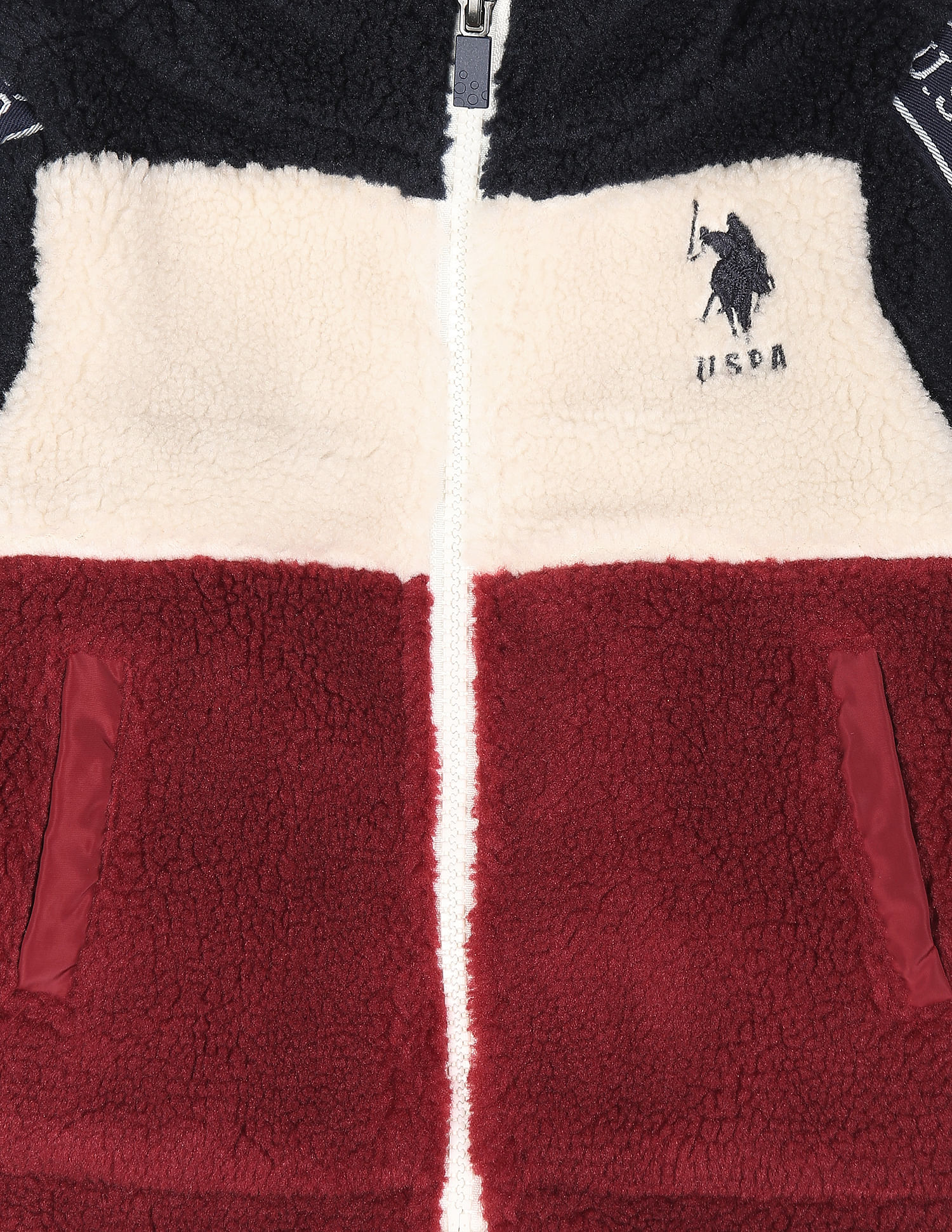 Us polo hot sale sherpa hoodie