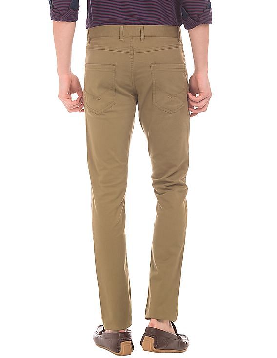 U.S. Polo Assn. Denim Co. Slim Tapered Cotton Spandex Trousers