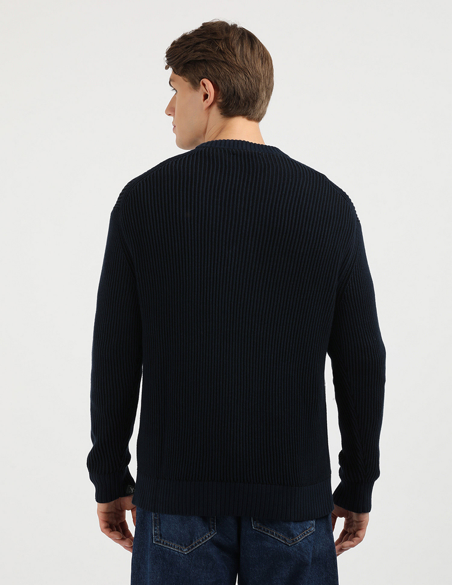 Calvin Klein Jeans Plated Oversized Crew Neck Sweater