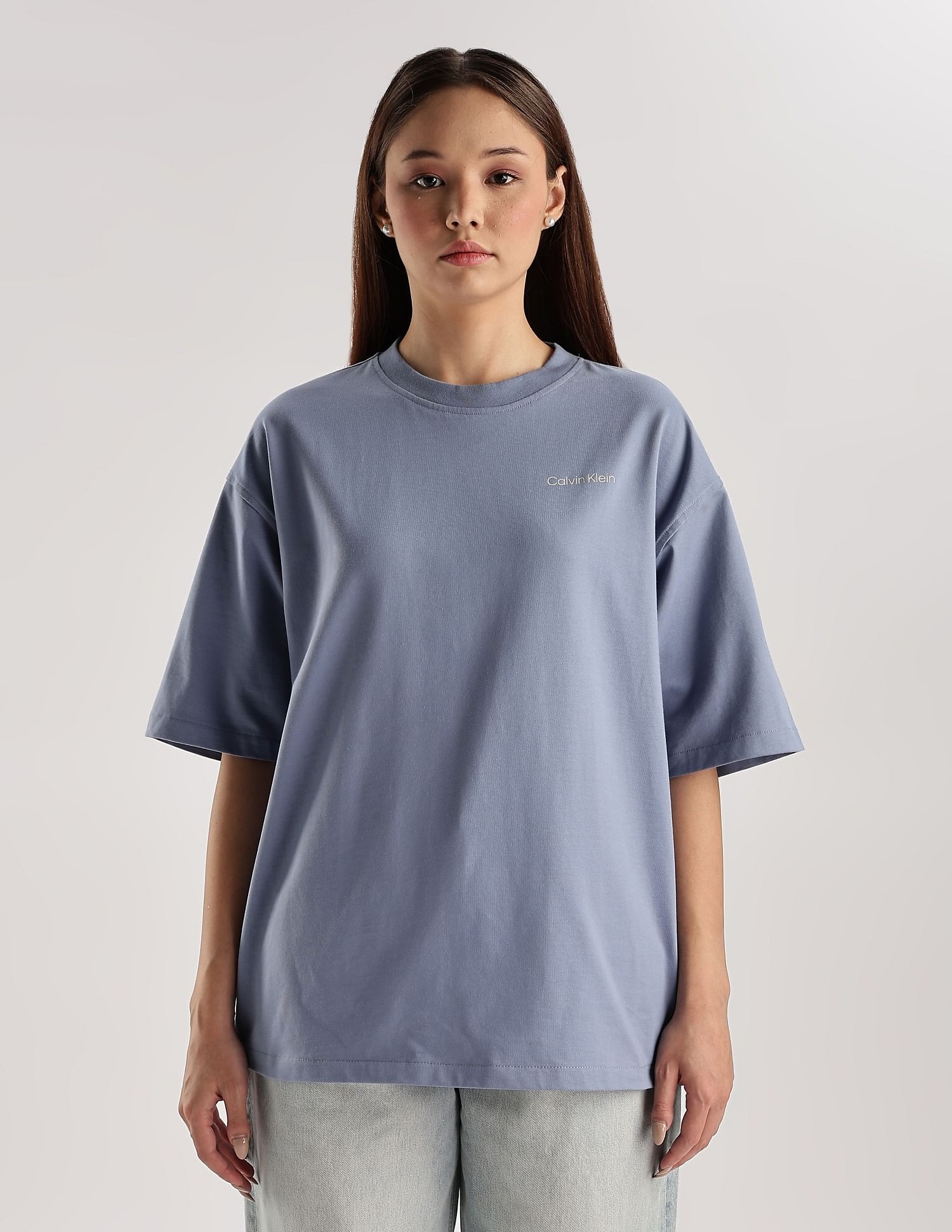 Calvin Klein Jeans Graphic Relaxed-Fit Cotton T Shirt