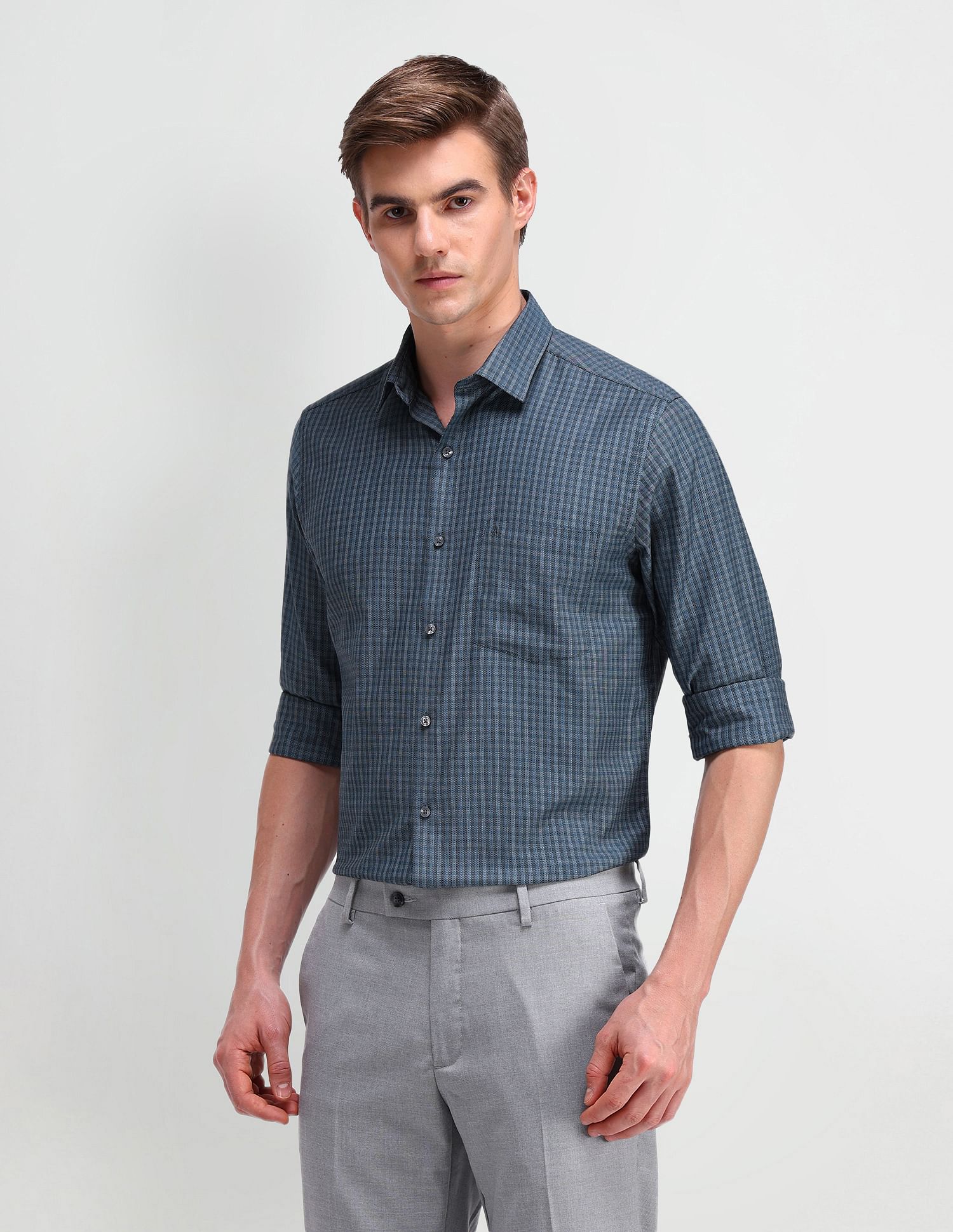 Arrow Liberty Classic Gingham Checked Shirt