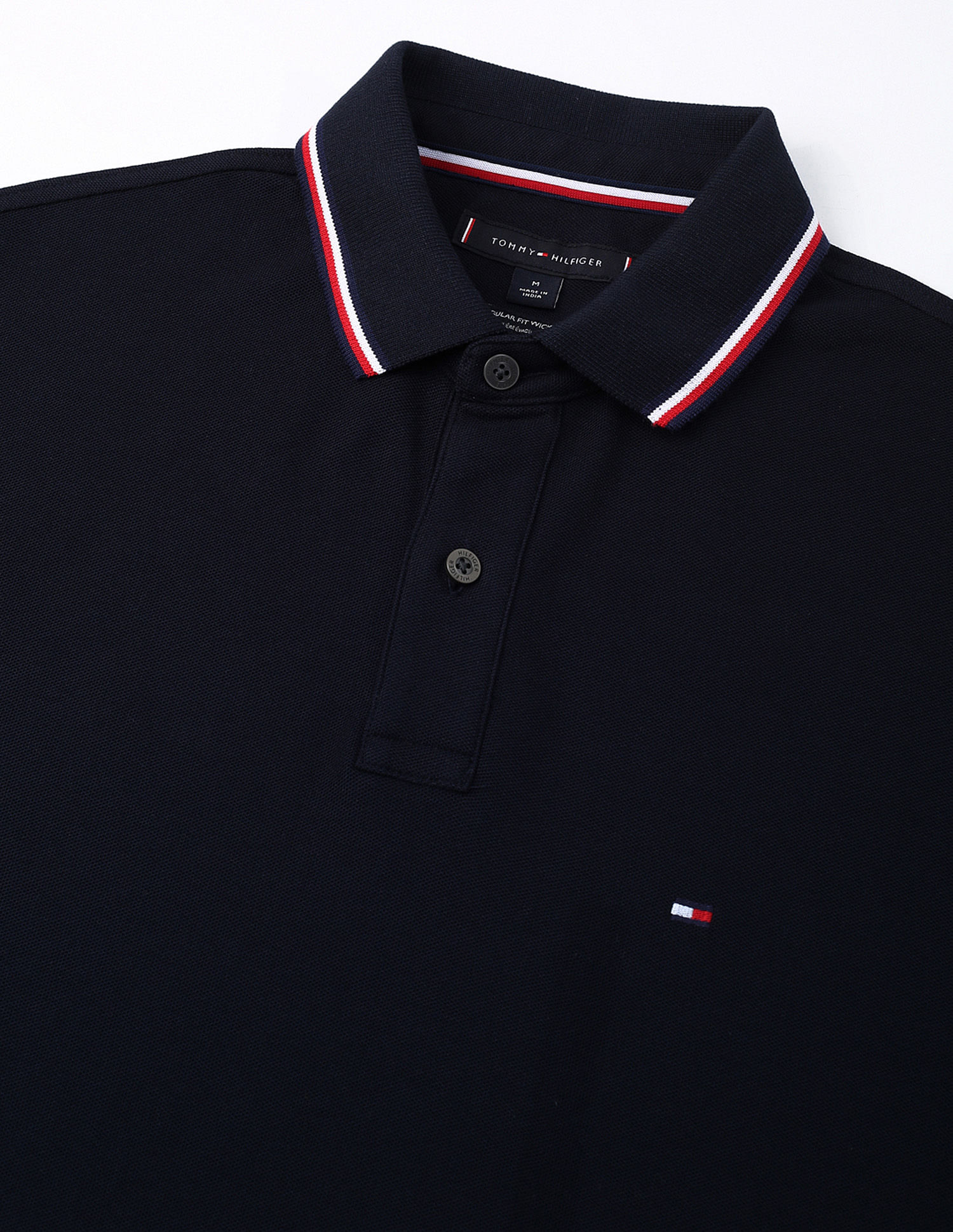 Tommy Hilfiger Tipped Pure Cotton Polo Shirt
