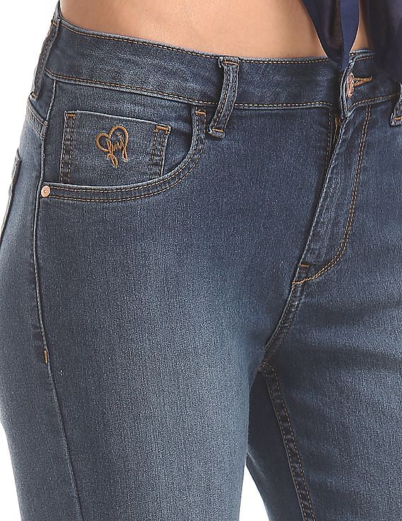 Flying Machine Women Mid Rise Skinny Fit Jeans