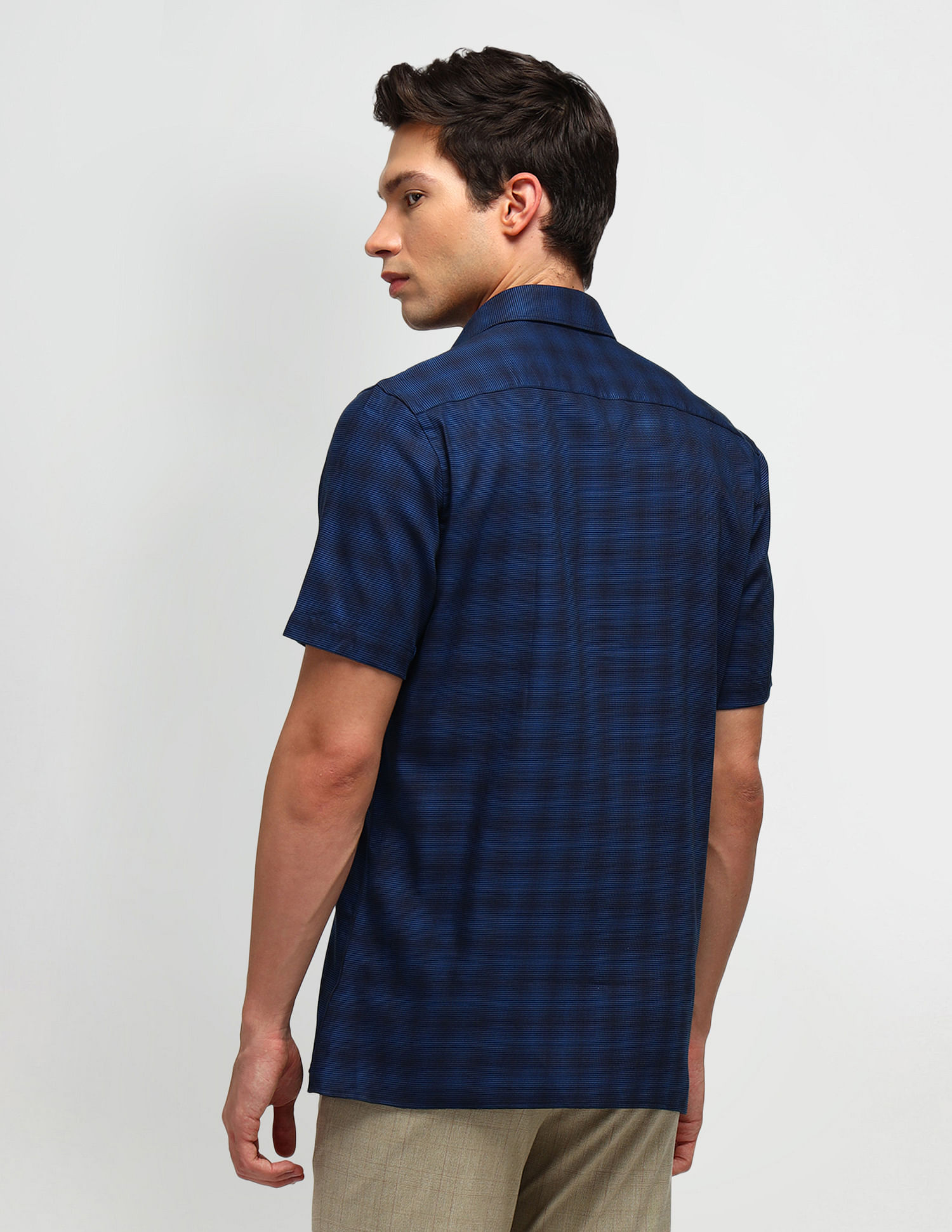 Arrow Dobby Plaid Checked Shirt