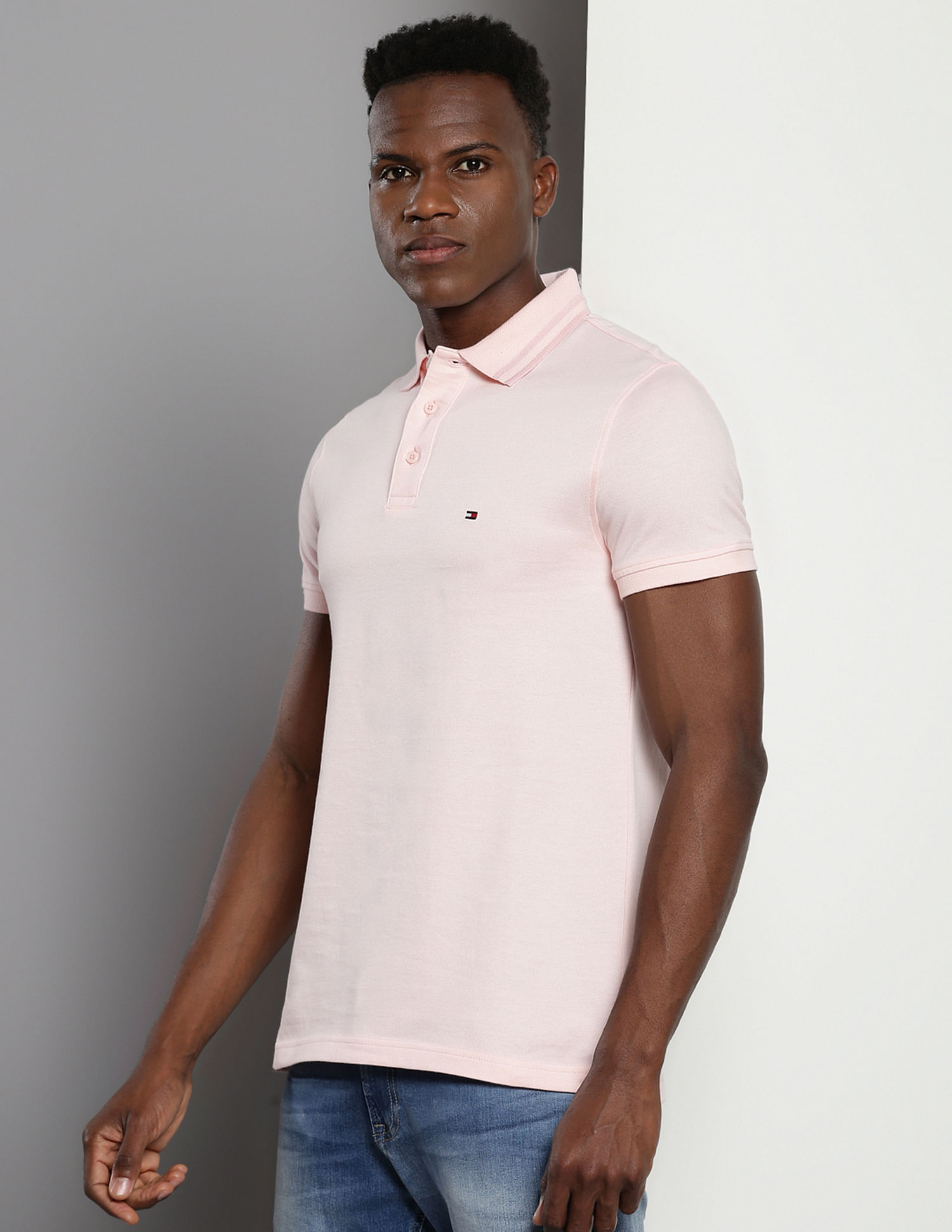 Tommy Hilfiger Mouline Slim Fit Polo Shirt