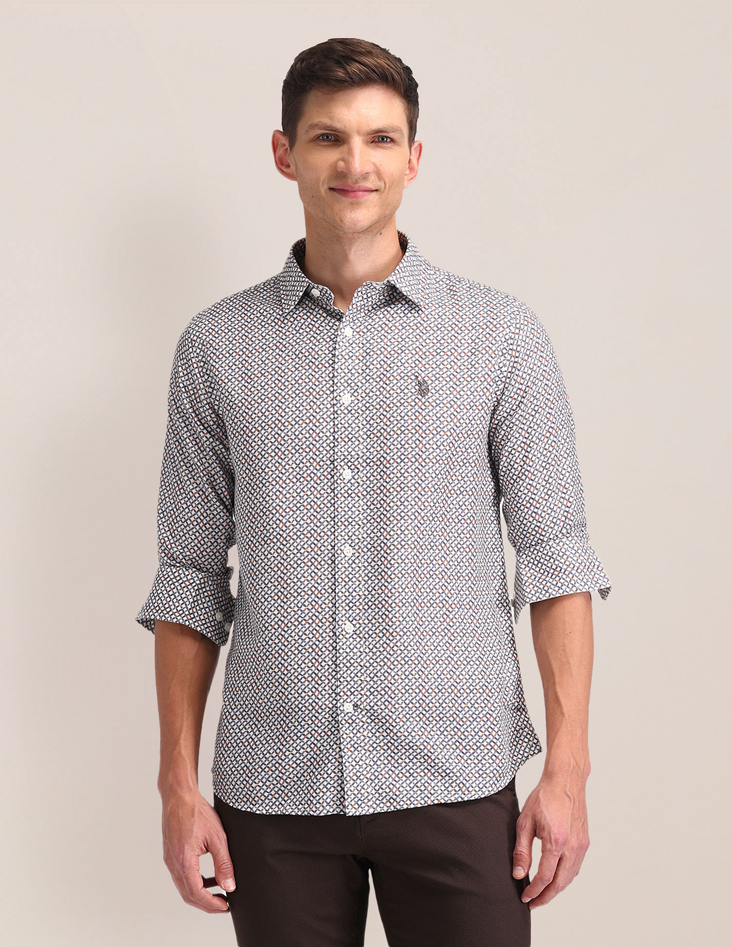 U.S. Polo Assn. All Over Digital Print Shirt