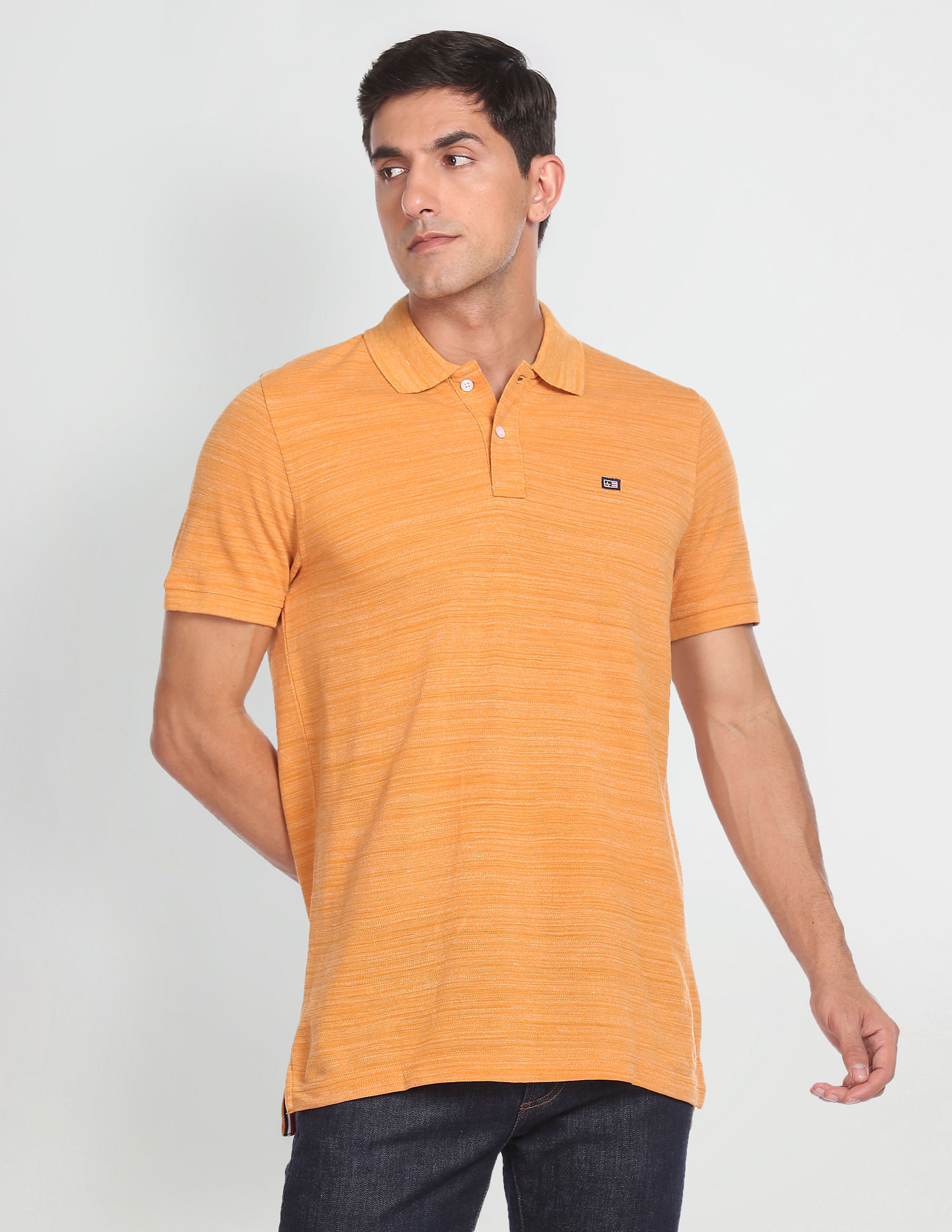 Arrow Sports Heathered Pique Polo Shirt