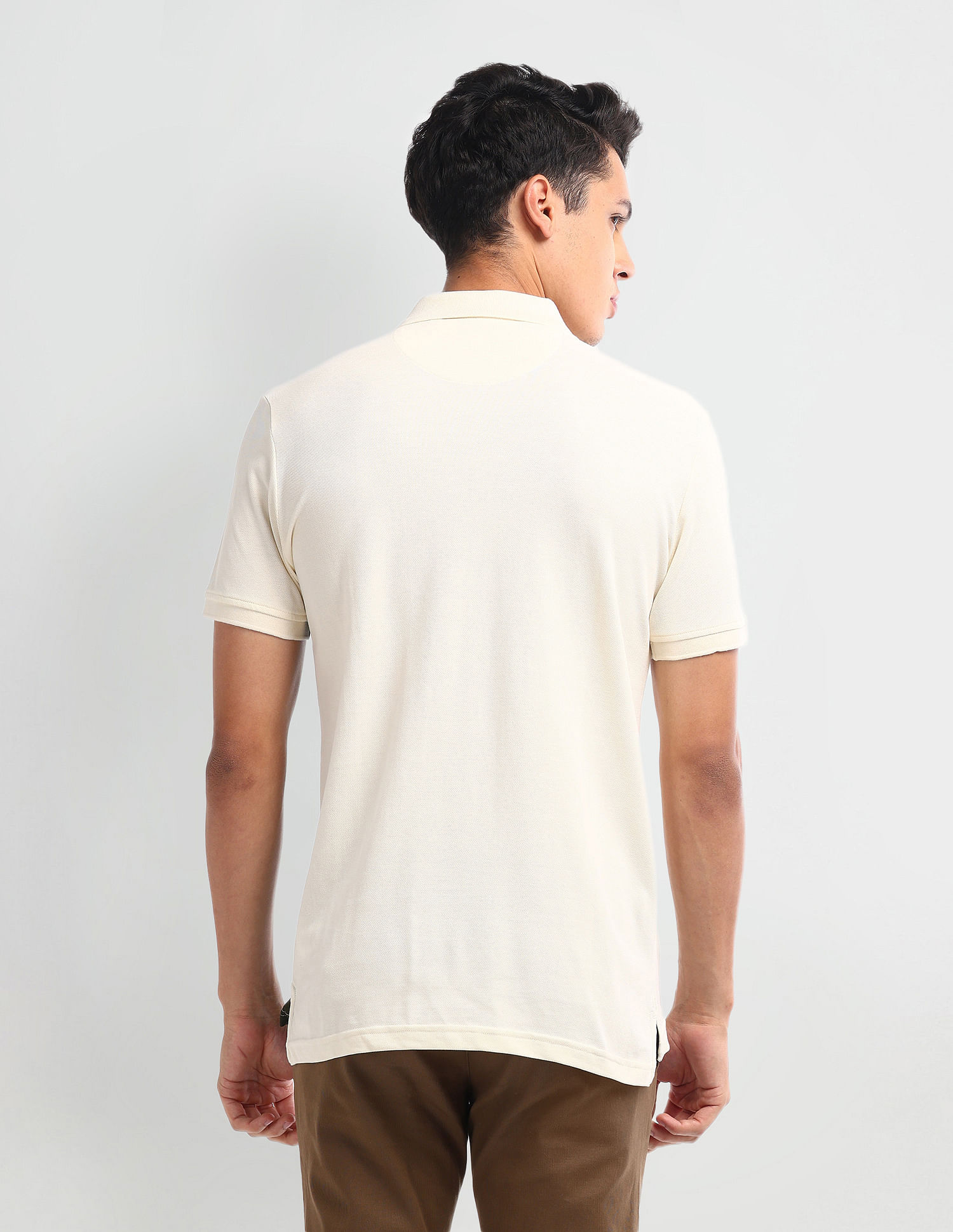 Arrow Sport Short Sleeve Color Block Polo Shirt