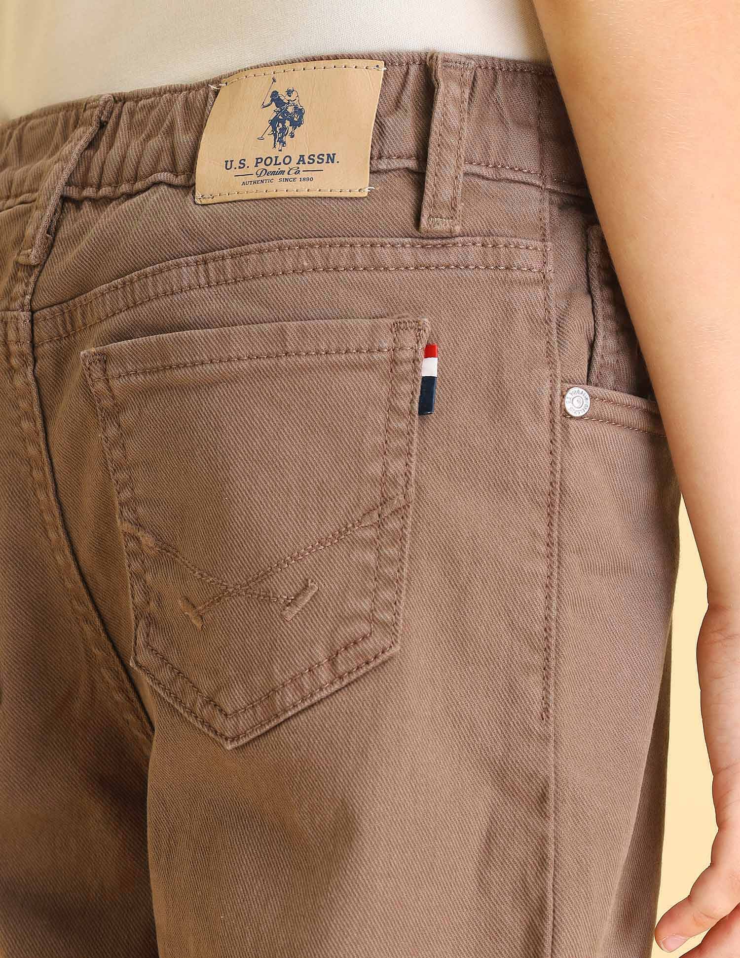 U.S. Polo Assn. Kids Boys Mid Rise Baggy Fit Jeans