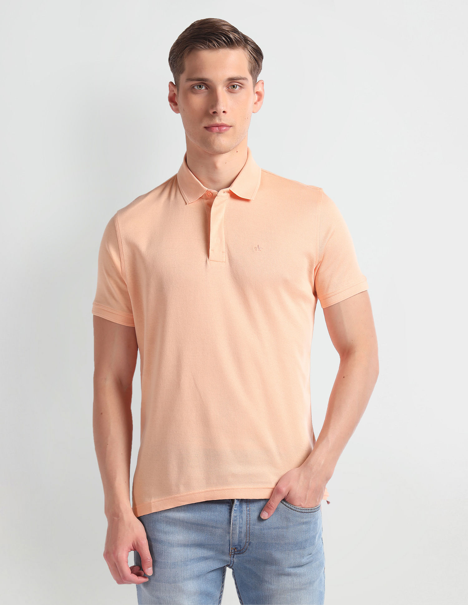 Arrow Regular Fit Solid Polo Shirt