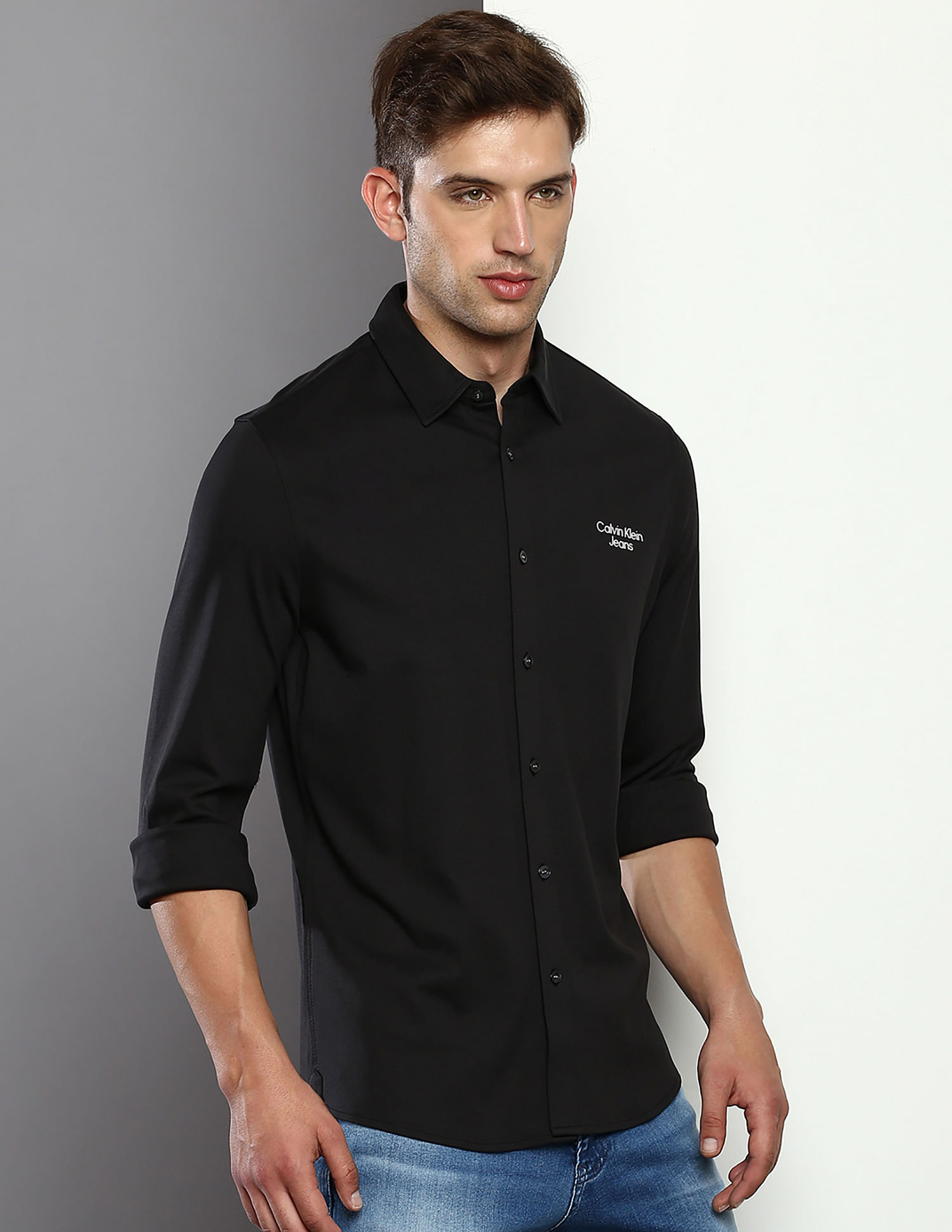 Calvin klein liquid cotton shirt sale