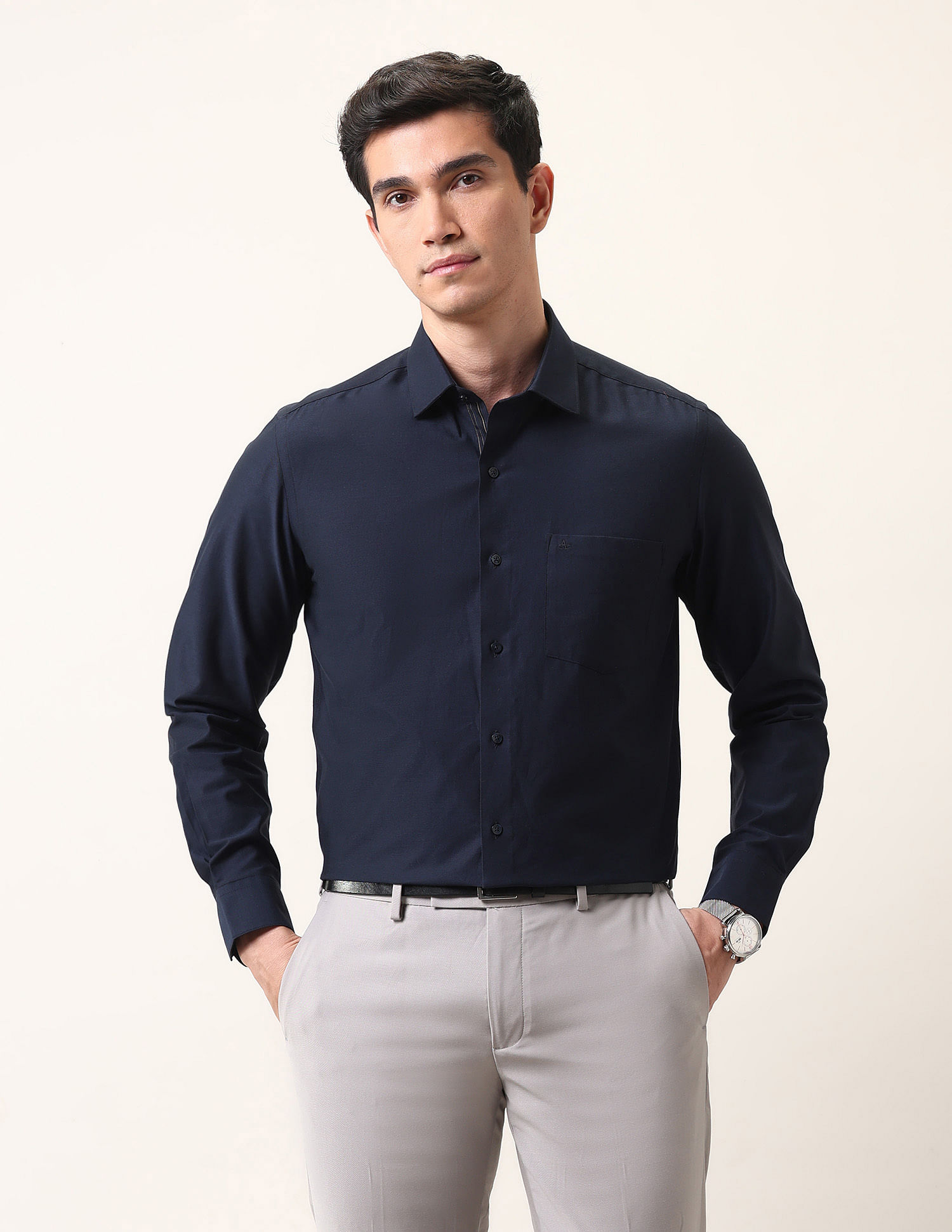 Arrow Liberty Classic Fit Solid Ceremonial Shirt