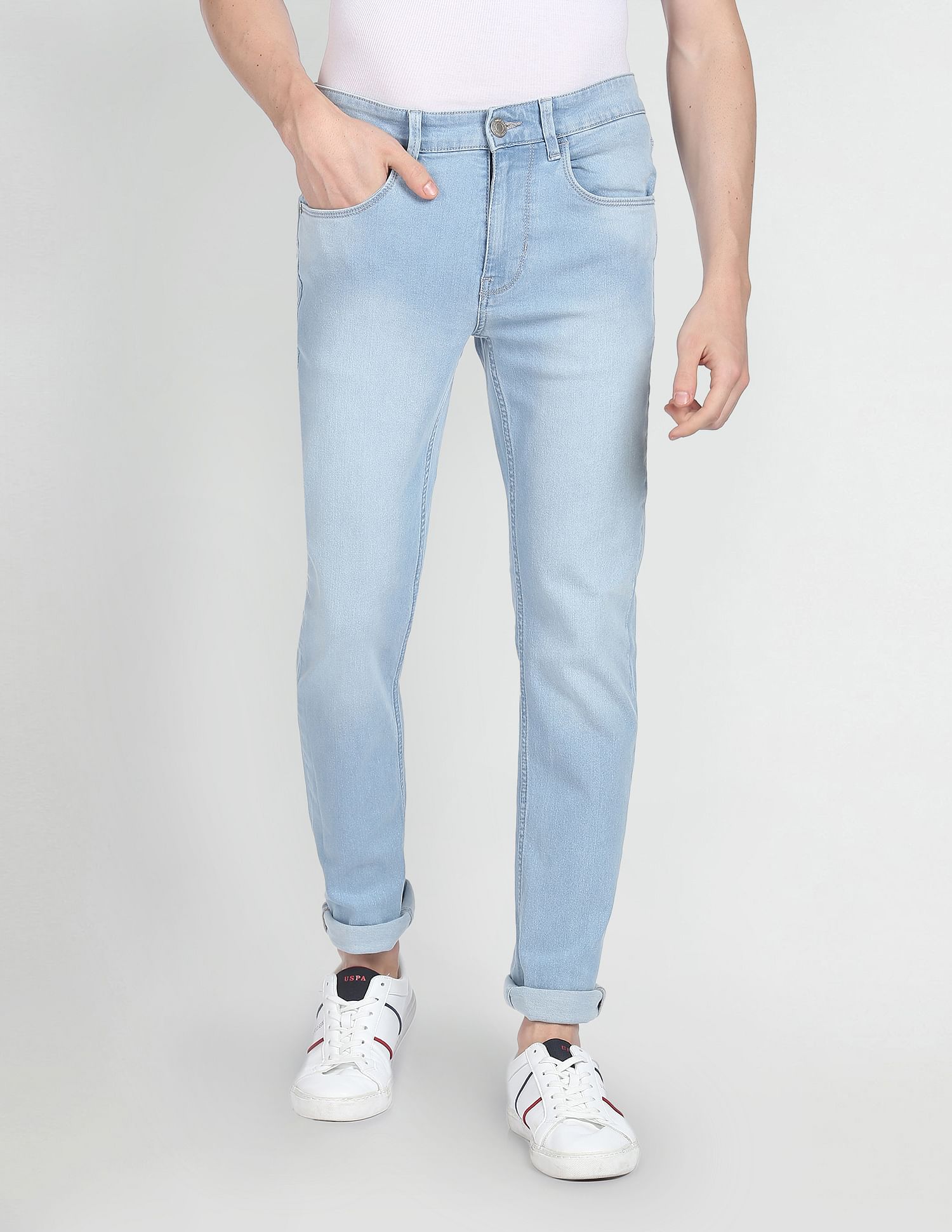 U.S. Polo Assn. Denim Co. Brandon Slim Tapered Fit Blue Jeans