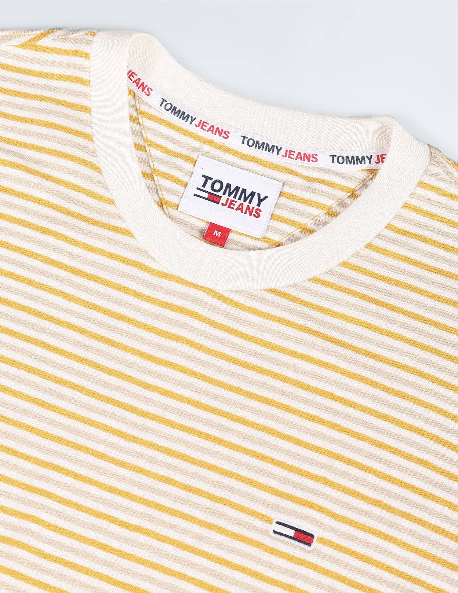 Buy Tommy Hilfiger Textured Stripe Sustainable T Shirt NNNOW