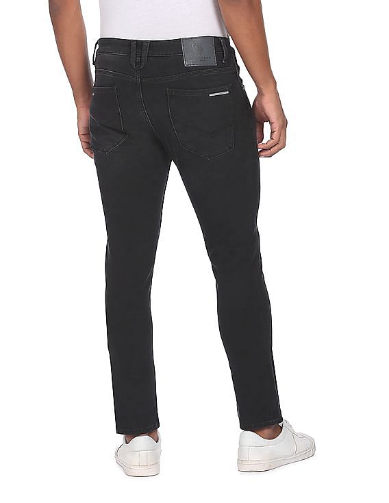 U.S. Polo Assn. Denim Co. Henry Tapered Cropped Fit Black Jeans