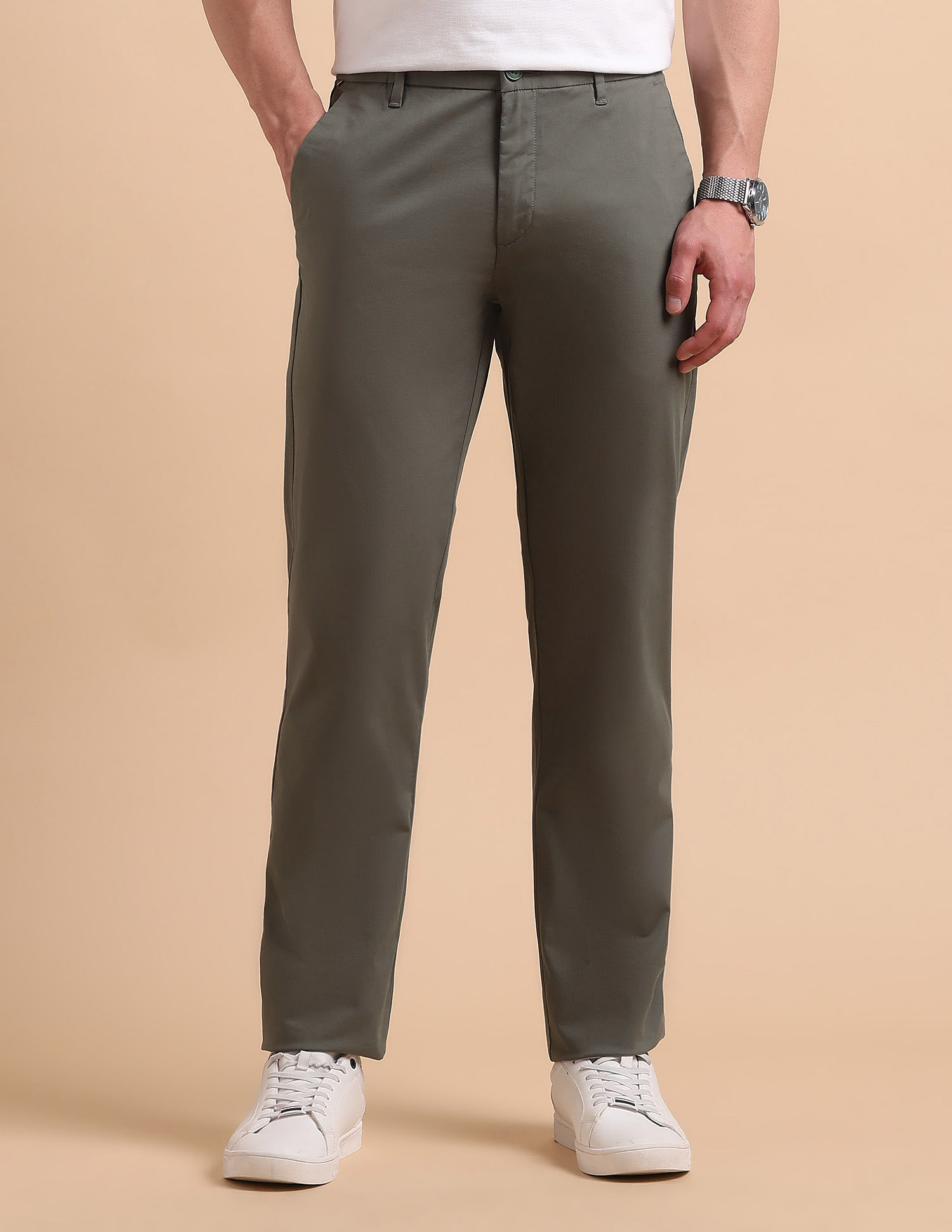 U.S. Polo Assn. Satin Slim Fit Trousers