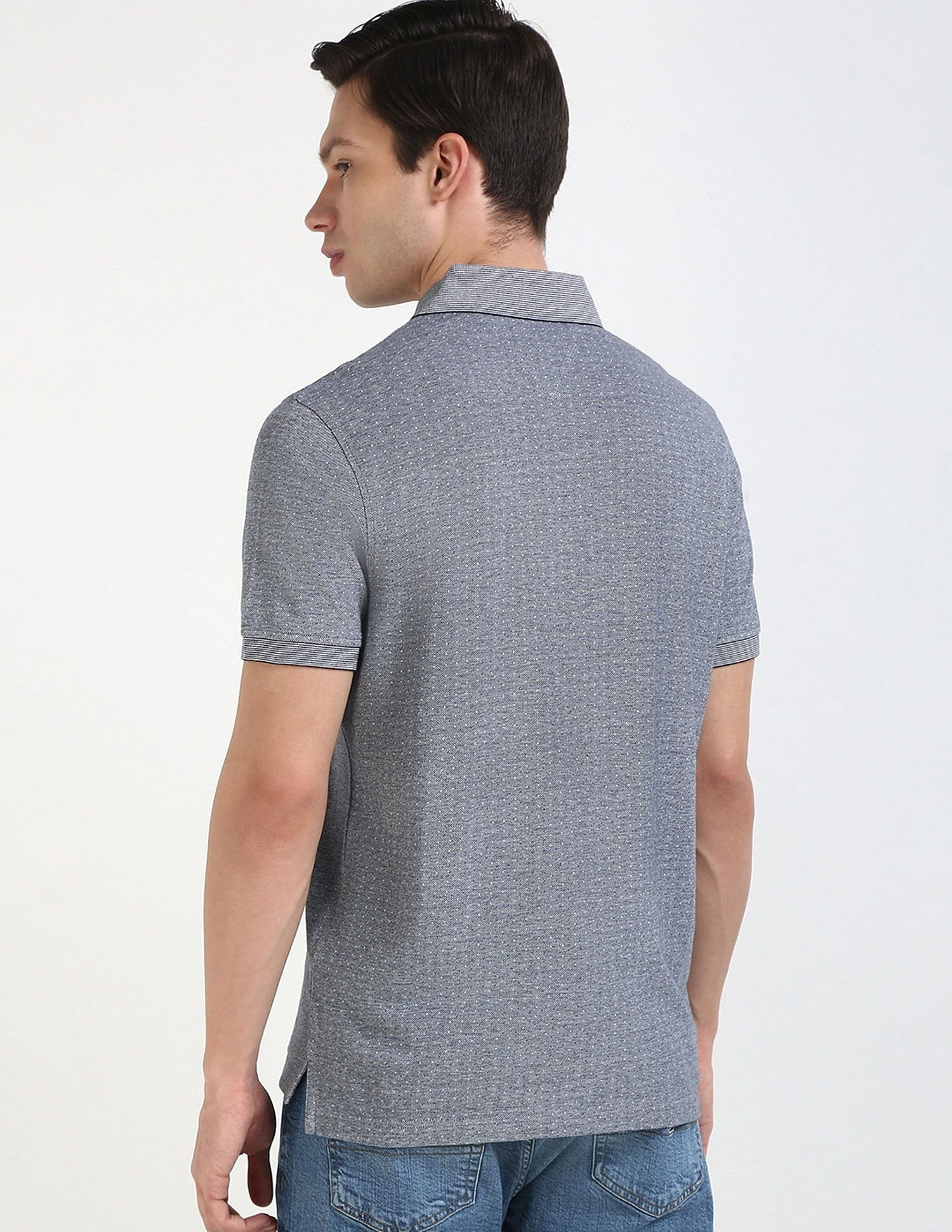 Tommy Hilfiger Printed Regular-Fit Cotton Polo Shirt