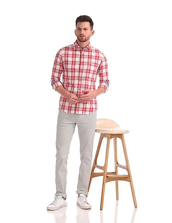 U.S. Polo Assn. Denim Co. Long Sleeve Check Shirt
