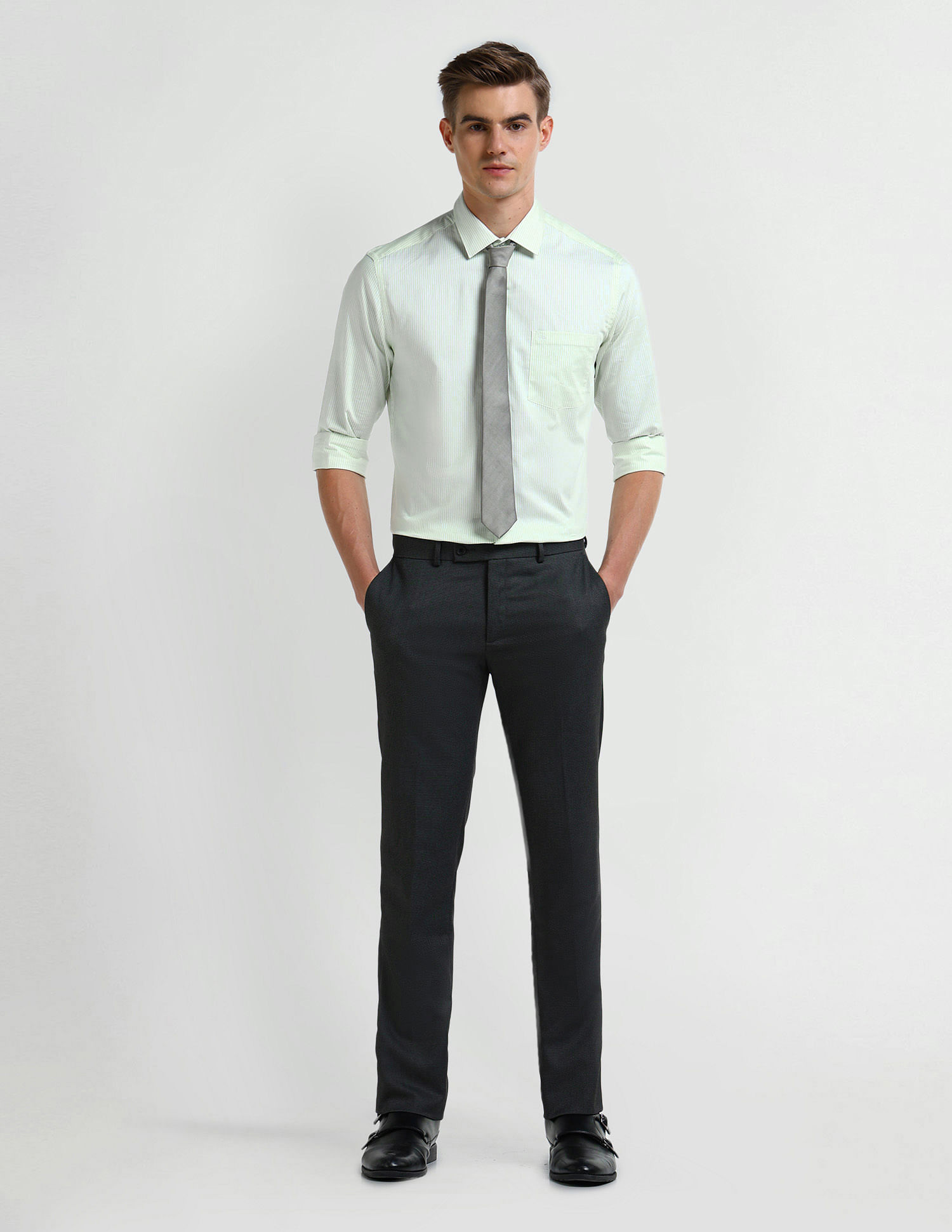 Arrow Manhattan Slim Fit Twill Shirt