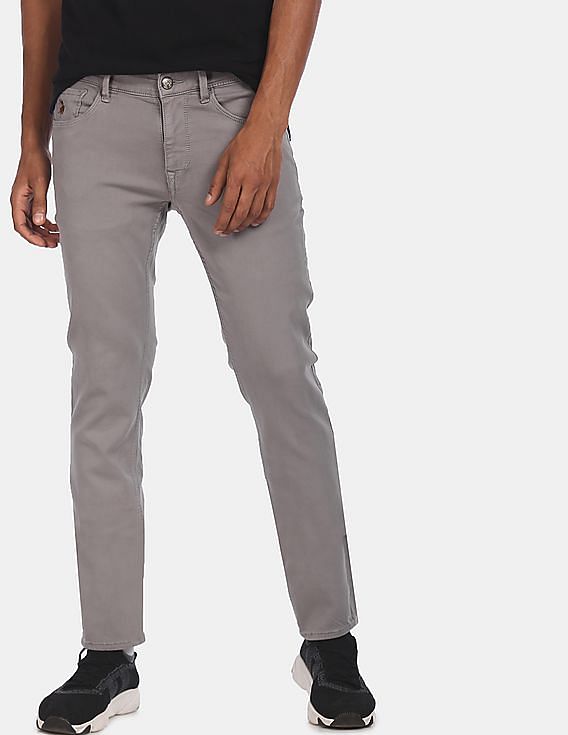 grey polo jeans