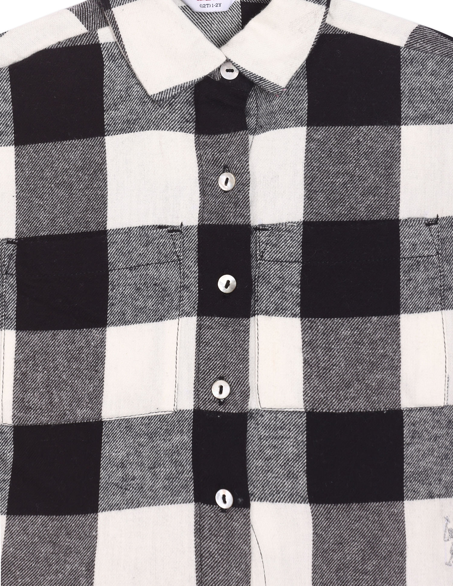 U.S. Polo Assn. Kids Buffalo Check Cotton Shirt
