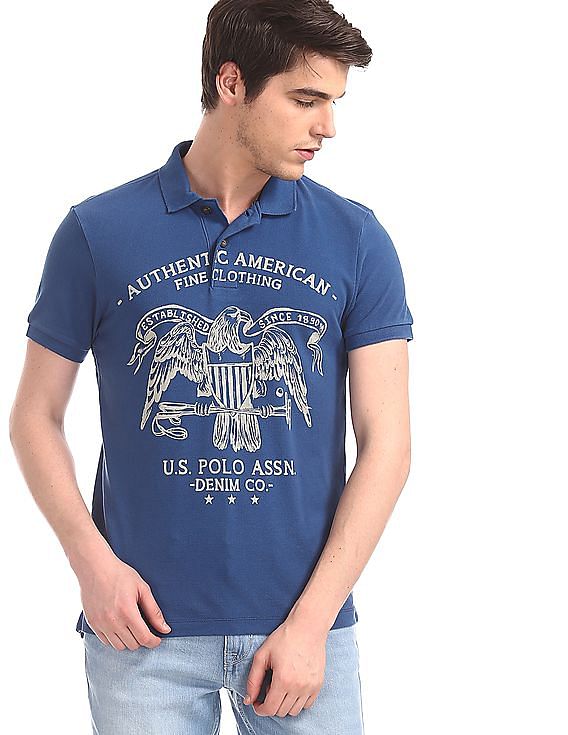 us polo printed t shirt