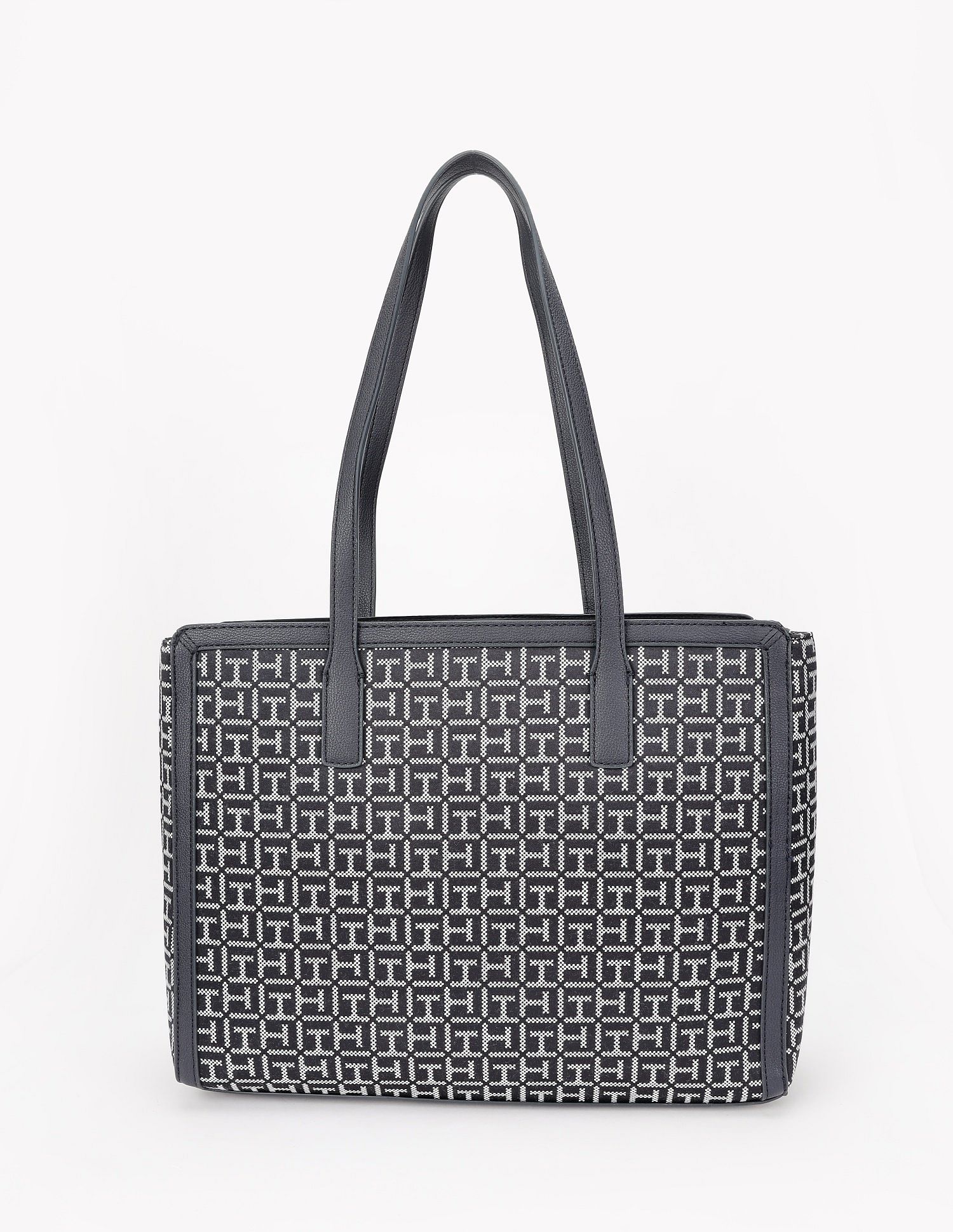 Tommy Hilfiger Logo Blue Polyester Tote Bag