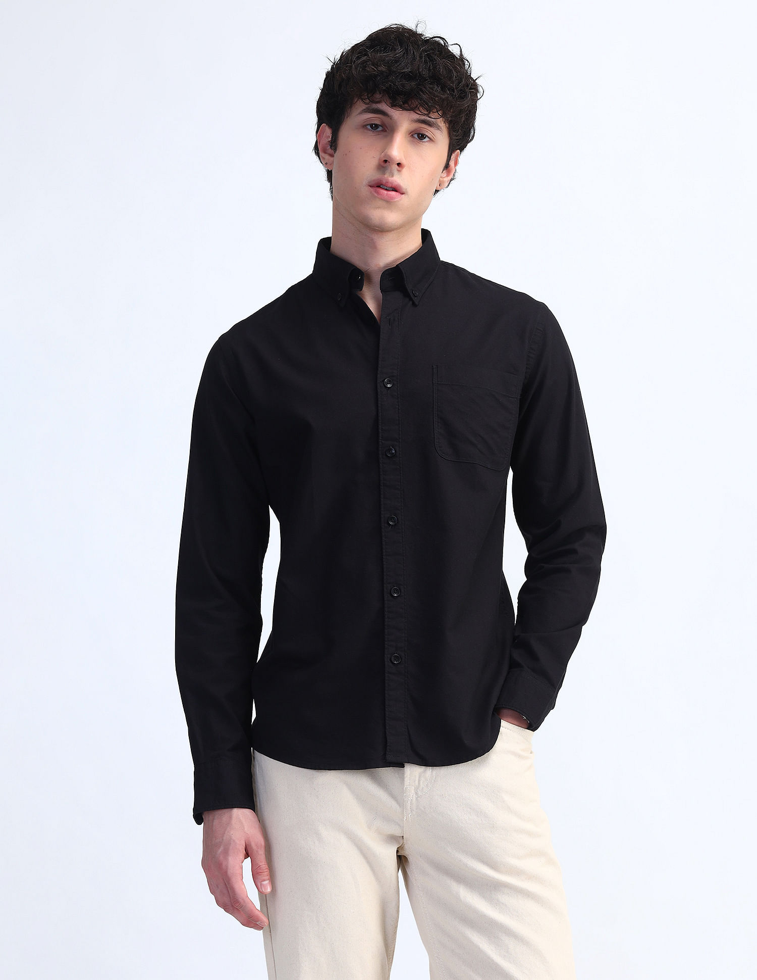 Flying Machine Slim Fit Cotton Shirt