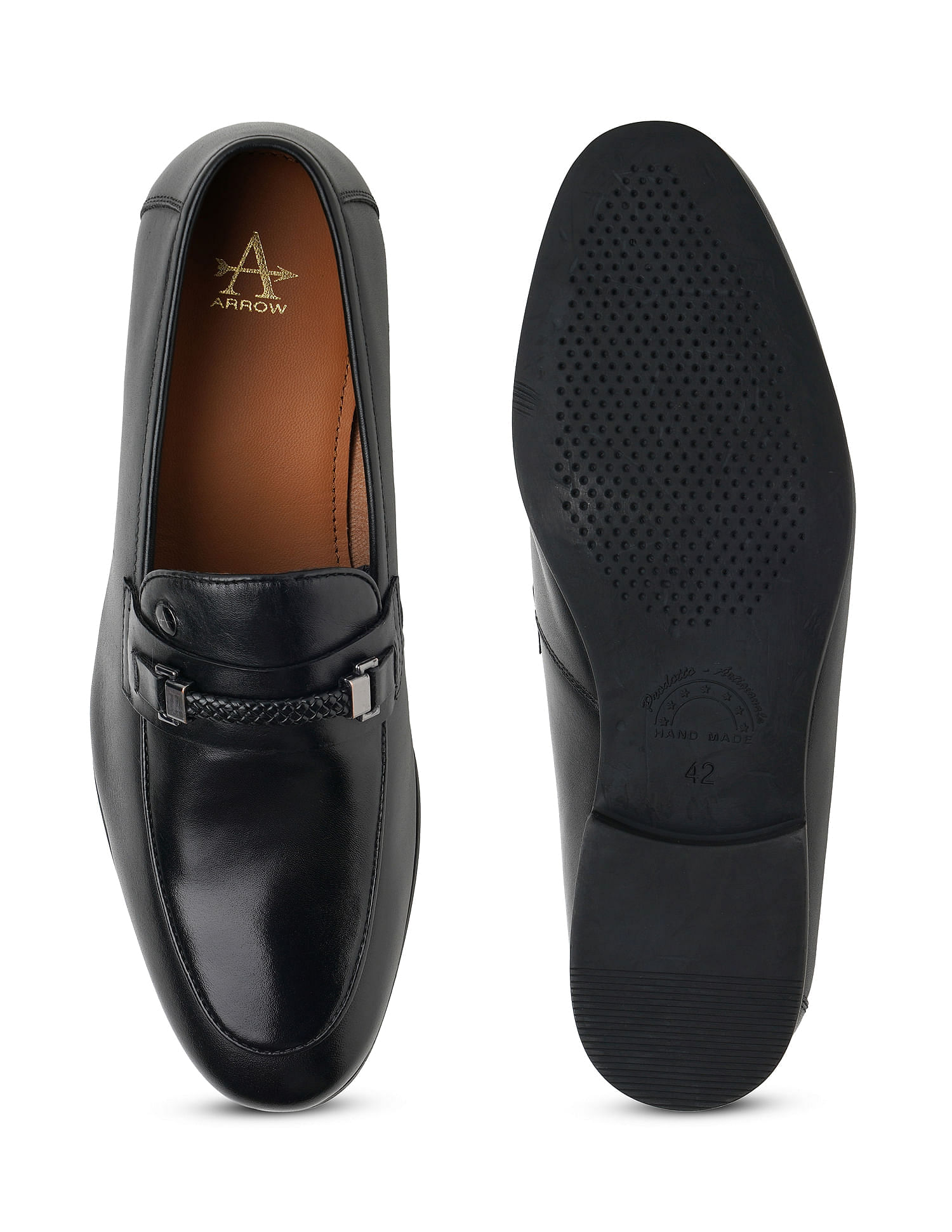 Arrow Men Chase 2.0 Solid Slip On Formal Shoes