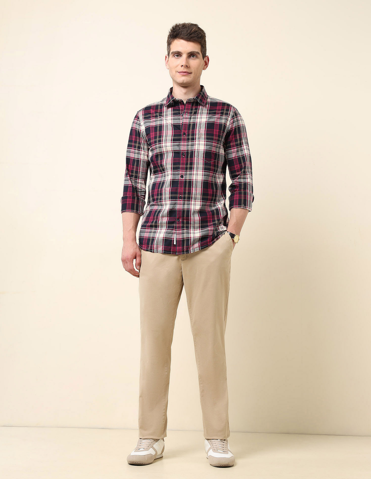 U.S. Polo Assn. Plaid Checked Oxford Shirt