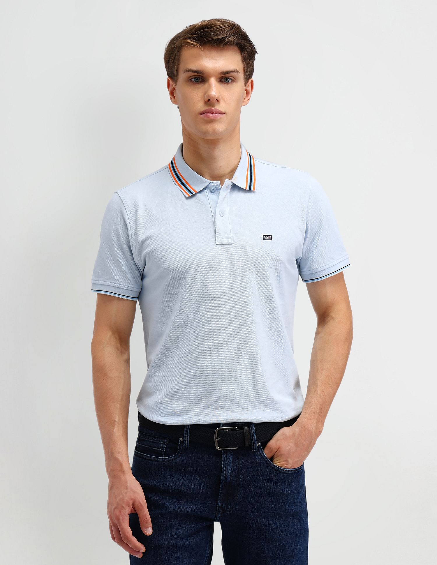 Arrow Sport Solid Regular Fit Polo Shirt