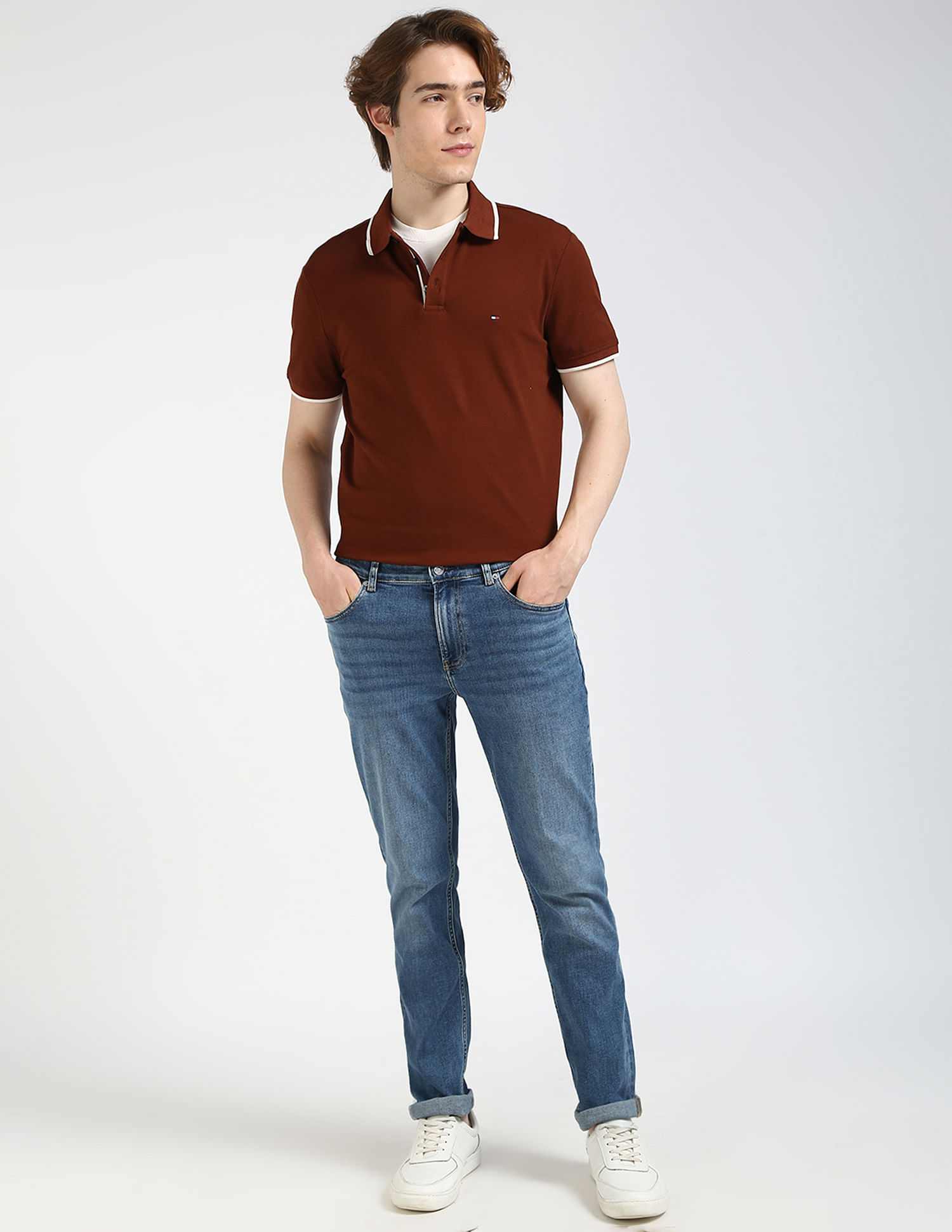 Tommy Hilfiger Regular Fit Solid Polo Shirt