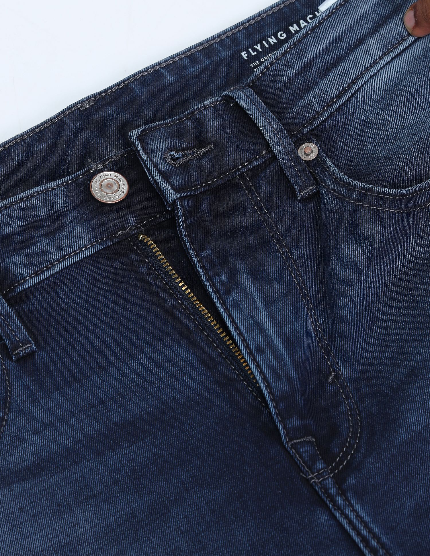 Flying Machine Mid Rise Slim Tapered Fit Jeans