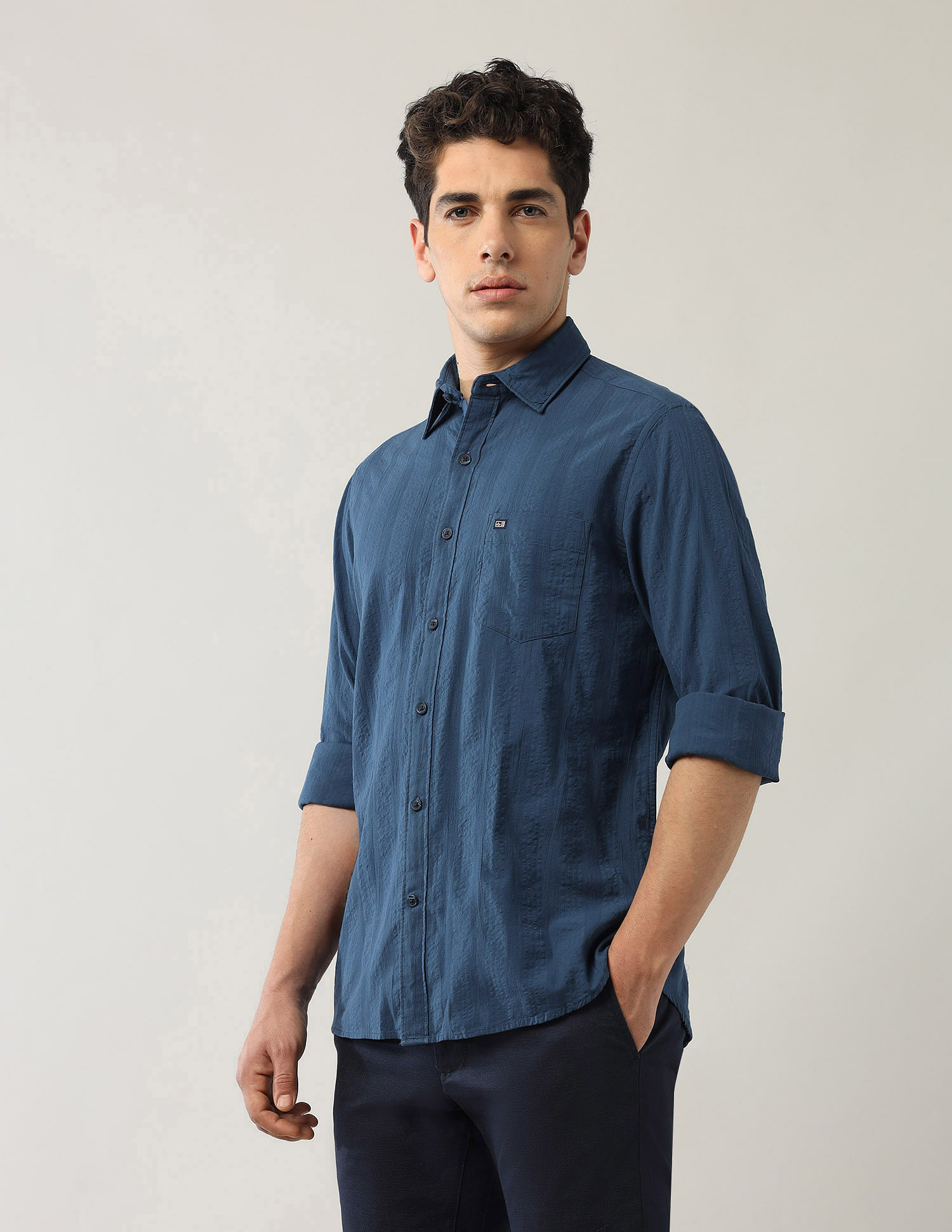 Arrow Sport Textured Regular Fit Shirt