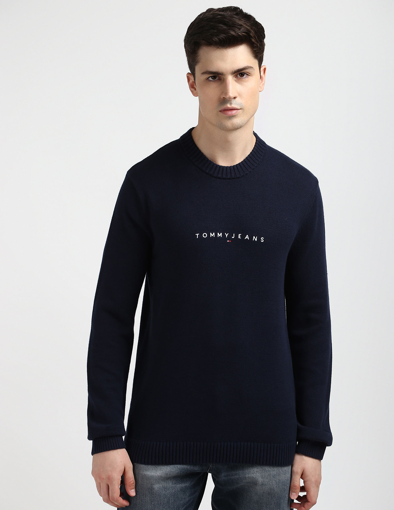 Tommy Hilfiger Slim Linear Logo Sweater