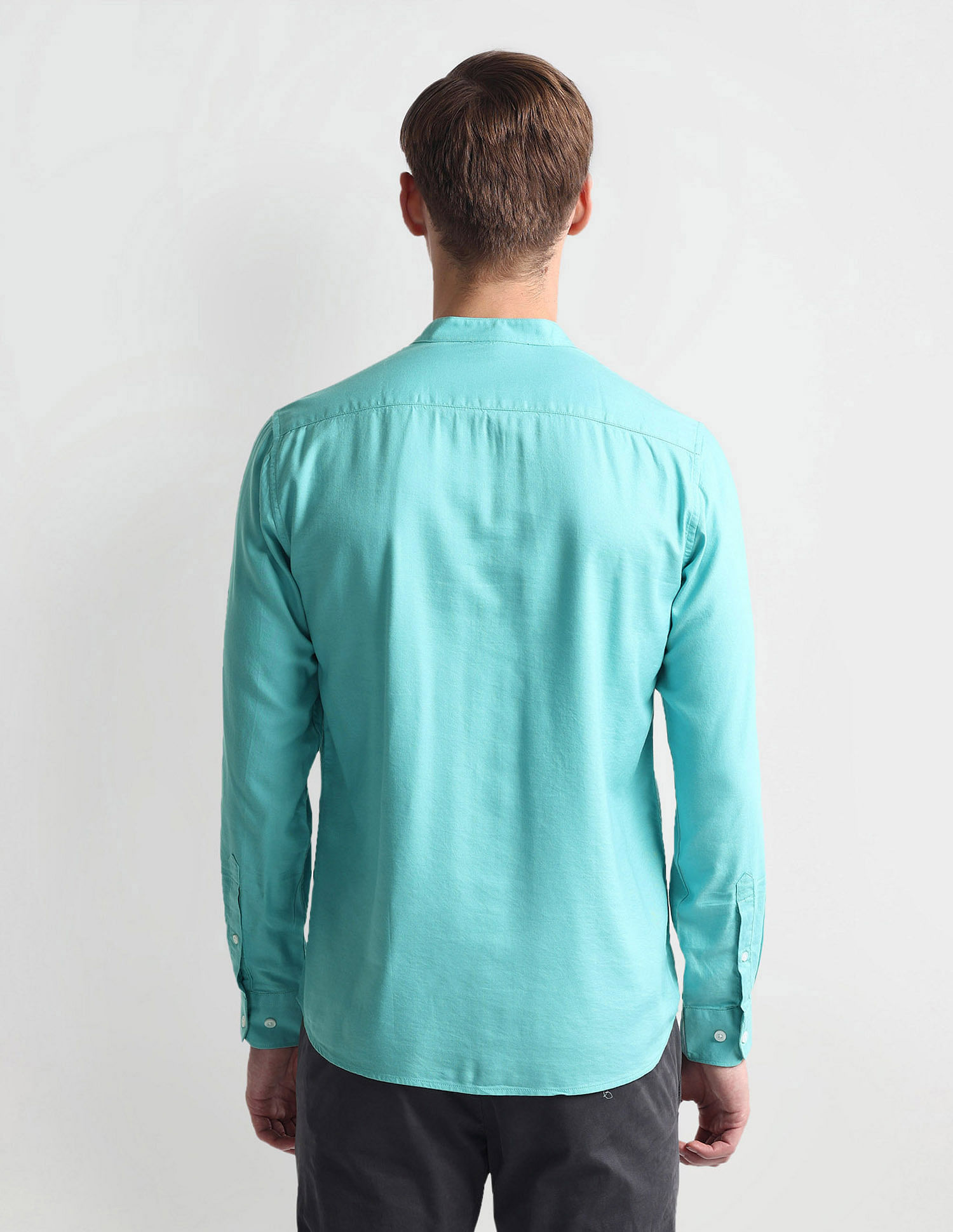 Arrow Sports Cotton Modal Slim Shirt