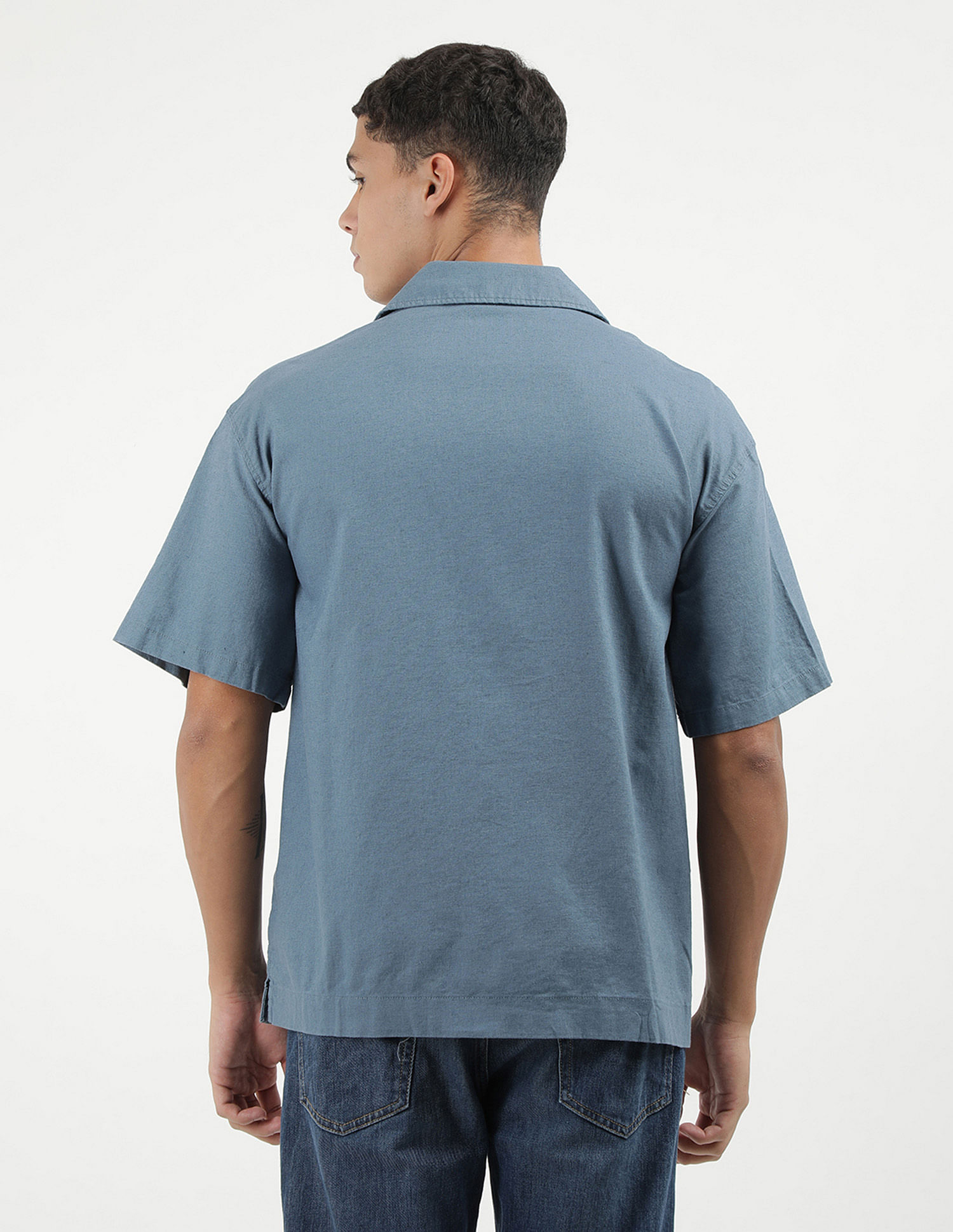 Calvin Klein Relaxed Fit Linen Shirt