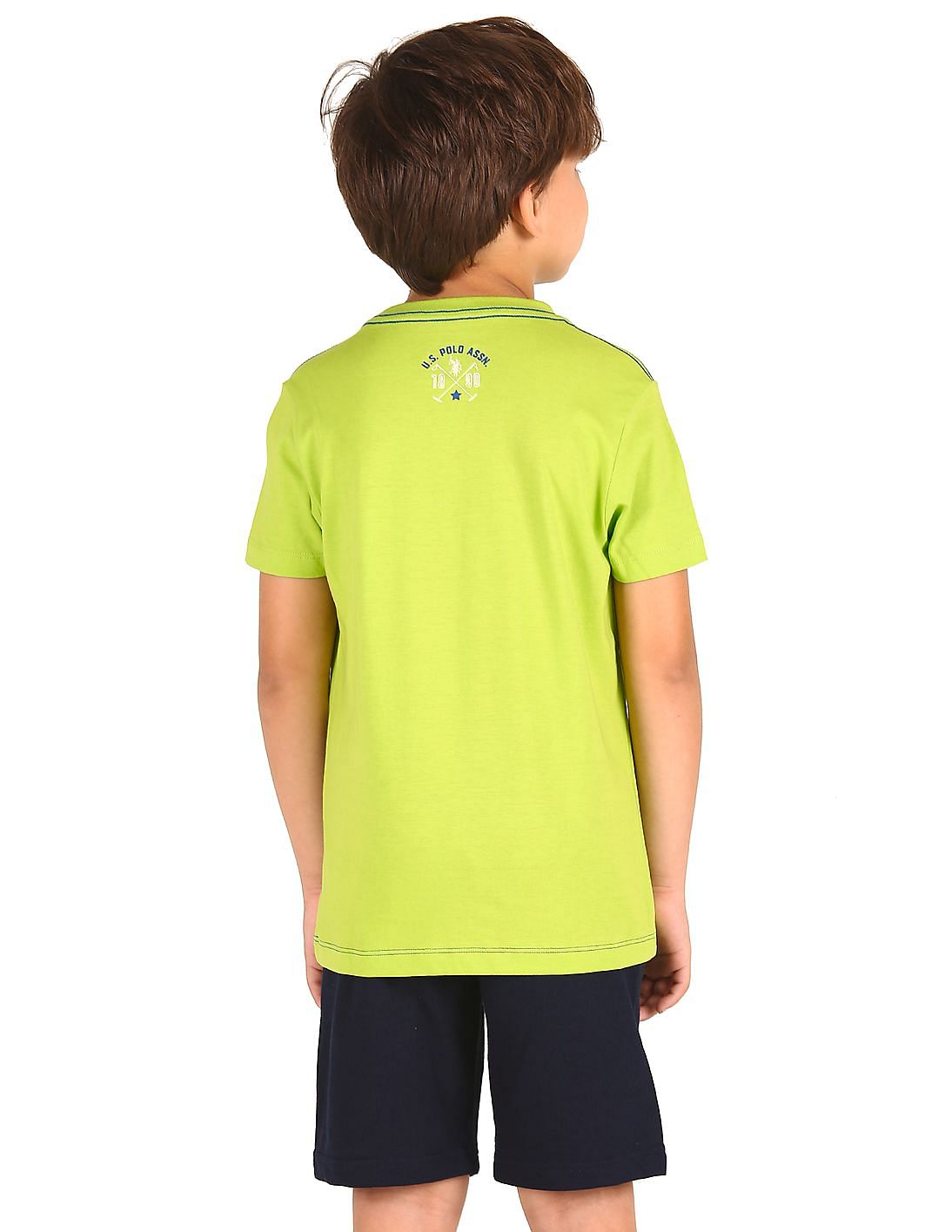 boys lime green shirt