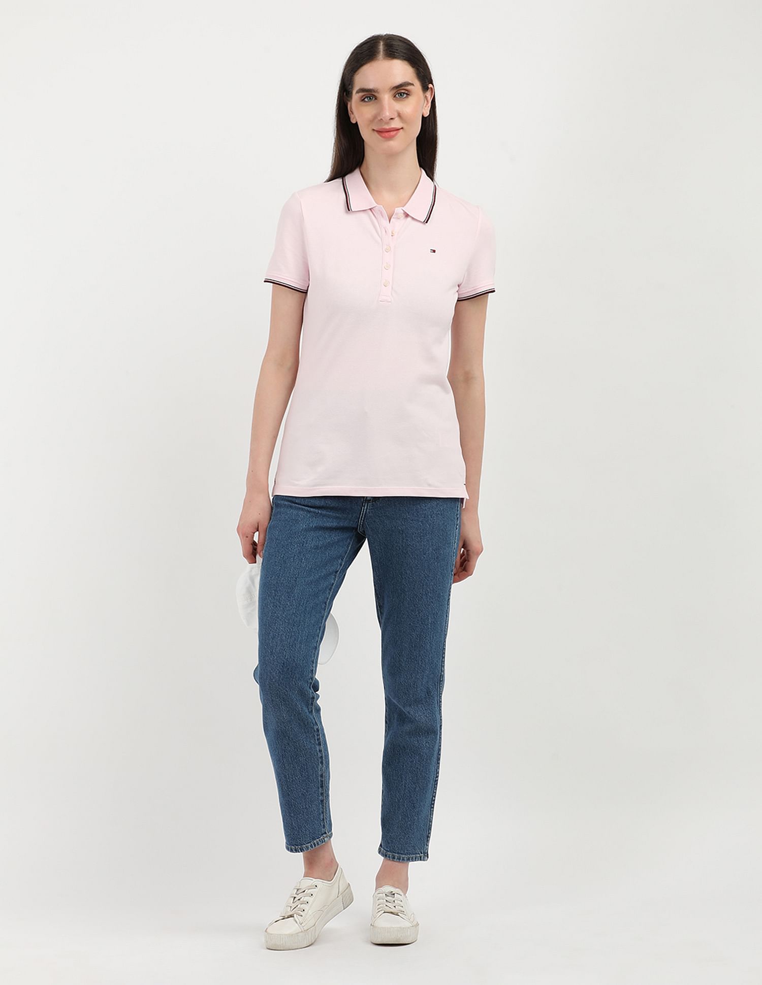 Tommy Hilfiger Regular Fit Solid Polo Shirt