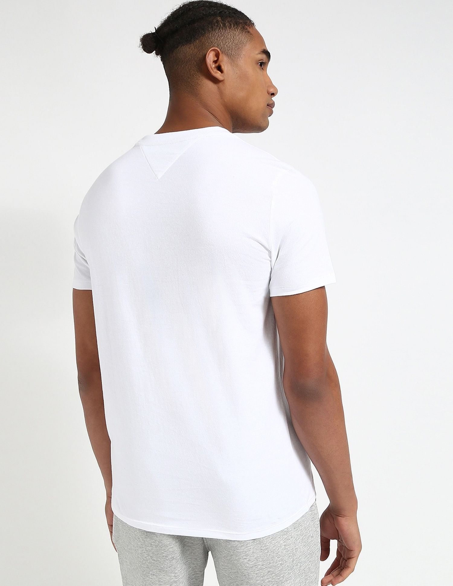 Tommy Hilfiger Embroidered Logo Regular-Fit Cotton T-Shirt