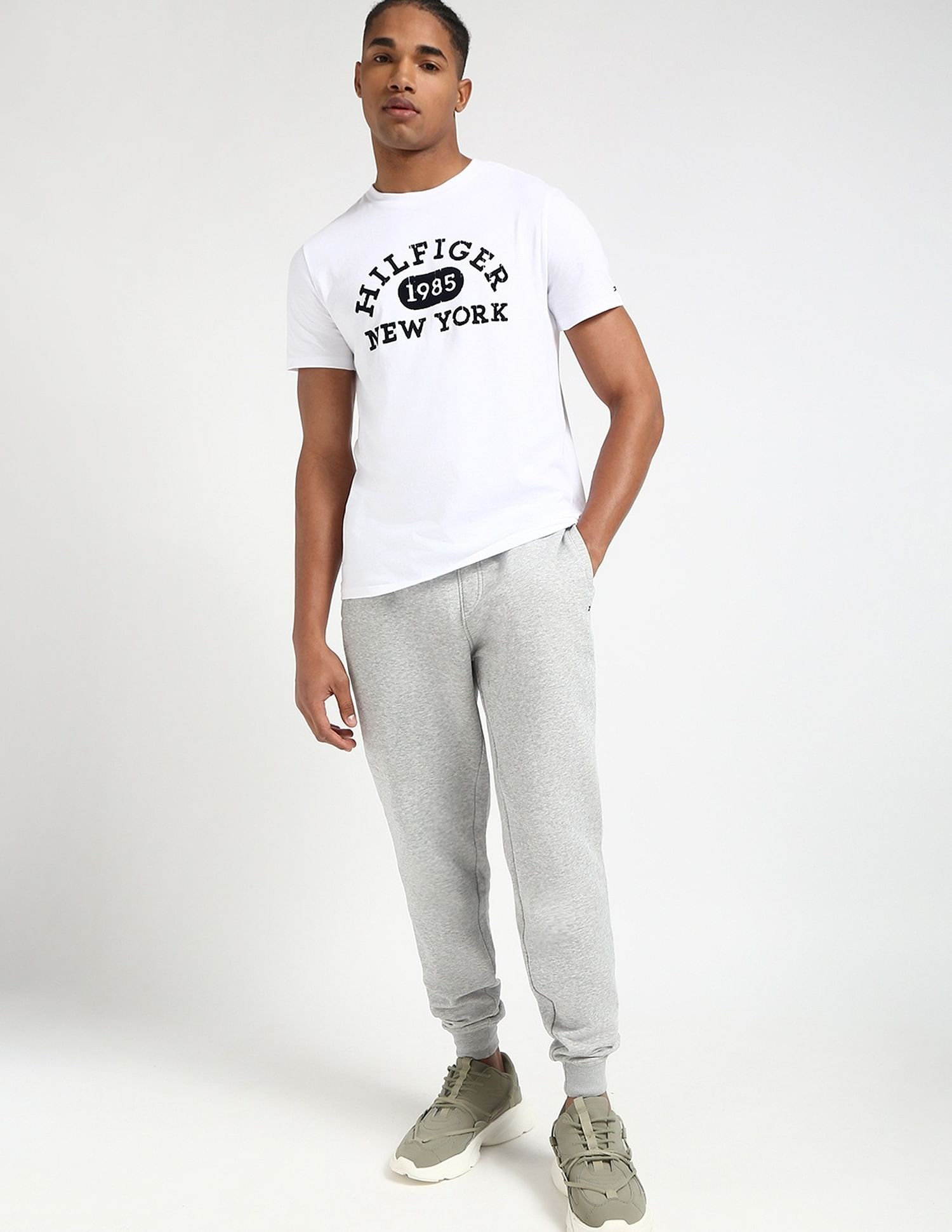 Tommy Hilfiger Embroidered Logo Regular-Fit Cotton T-Shirt