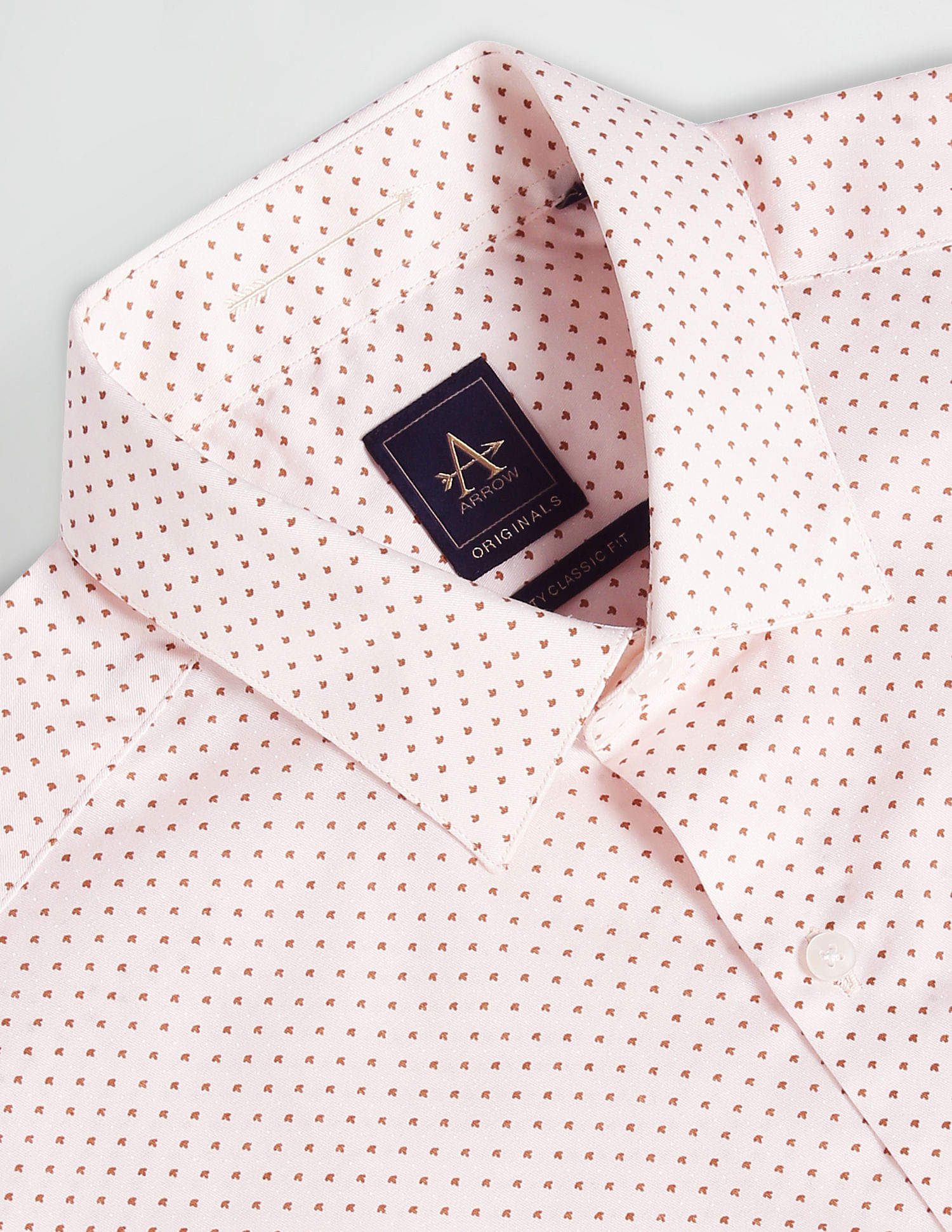 Arrow Classic Fit Geometric Print Shirt