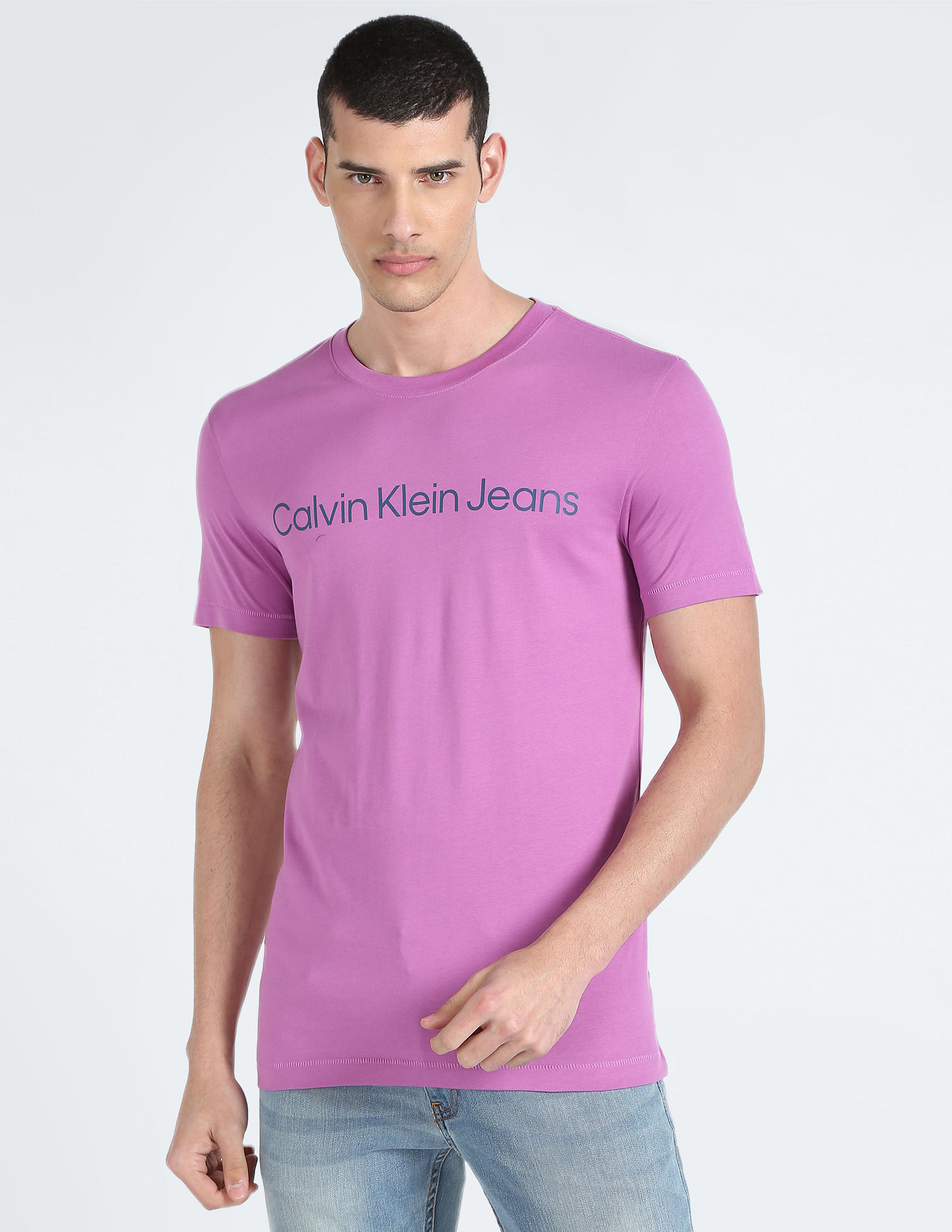 Calvin Klein Jeans Transitional Organic Cotton Institutional Logo T-Shirt