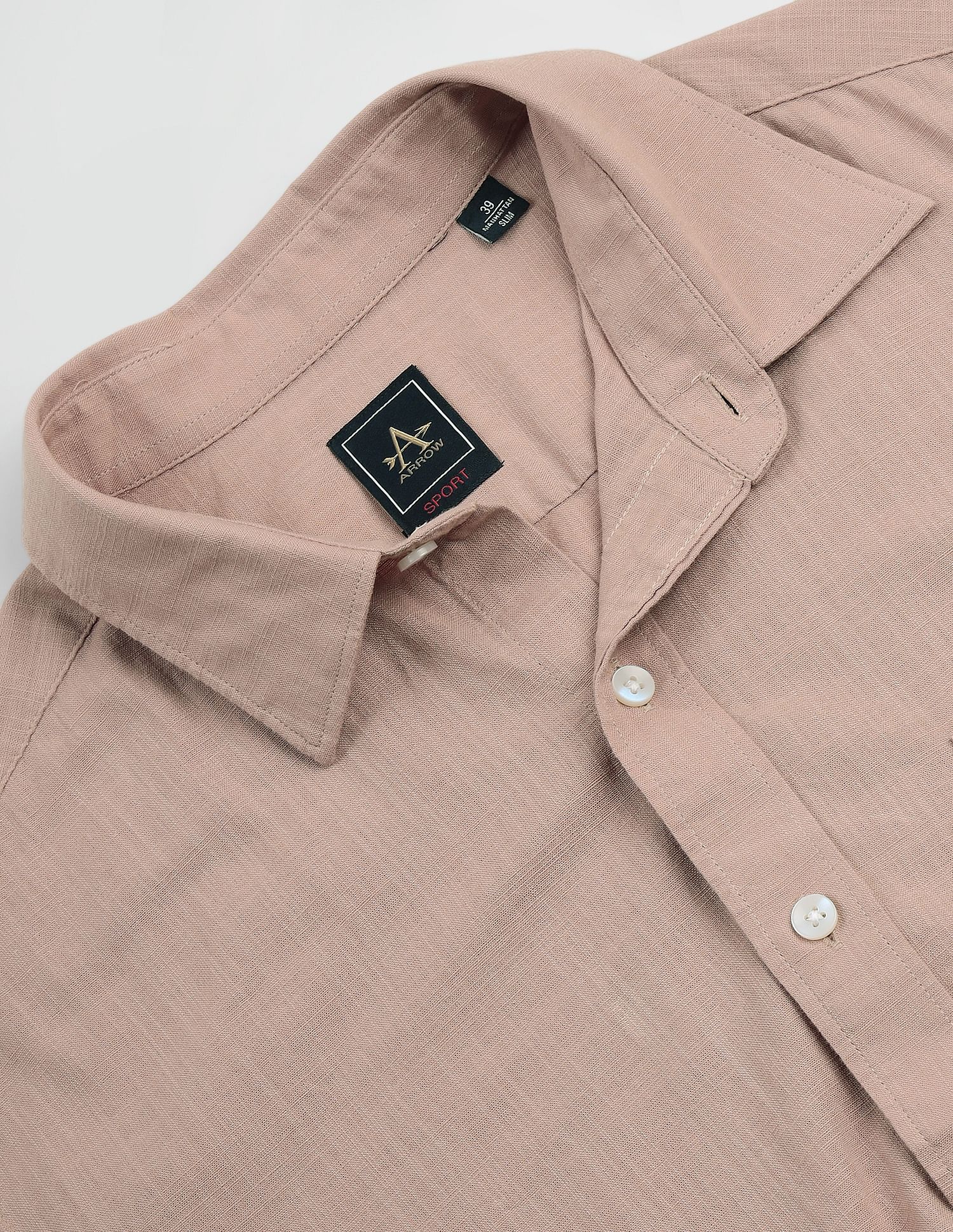 Arrow Sports Heathered Slim Fit Shirt
